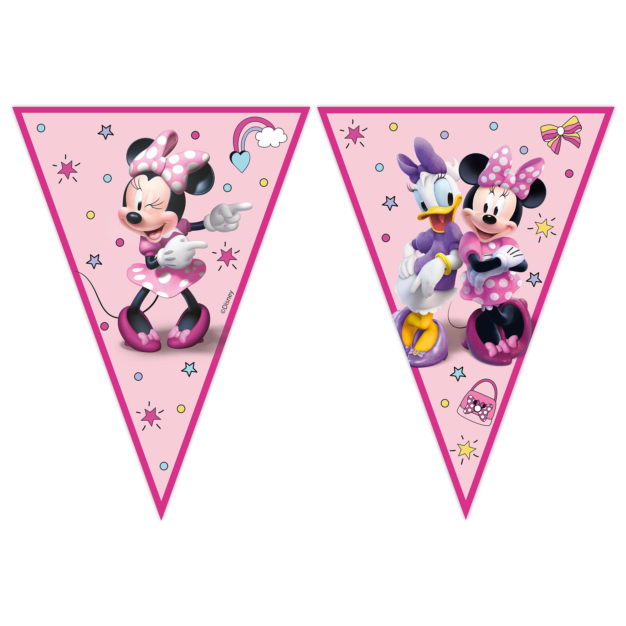 Minnie Junior Party Tableware & Decorations Bundle - 16 Guests