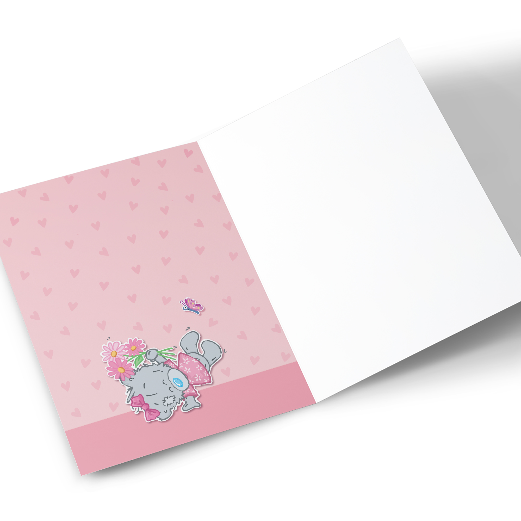 Personalised Tatty Teddy Mother's Day Card - Lovely Mammy