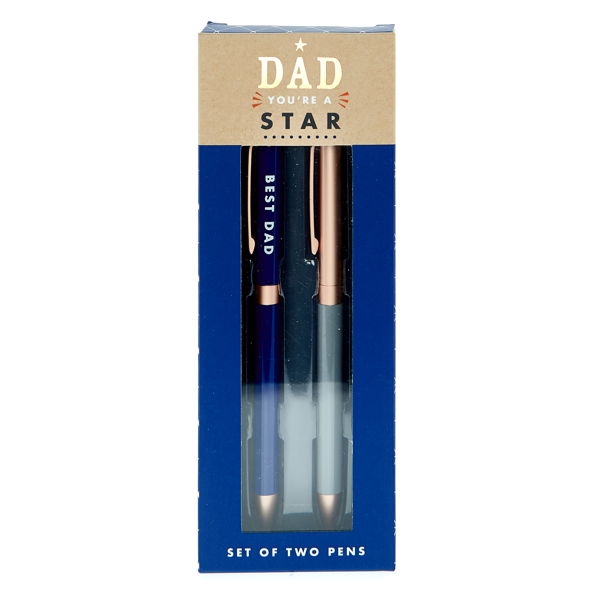 Dad You're A Star Pens - Set Of 2 