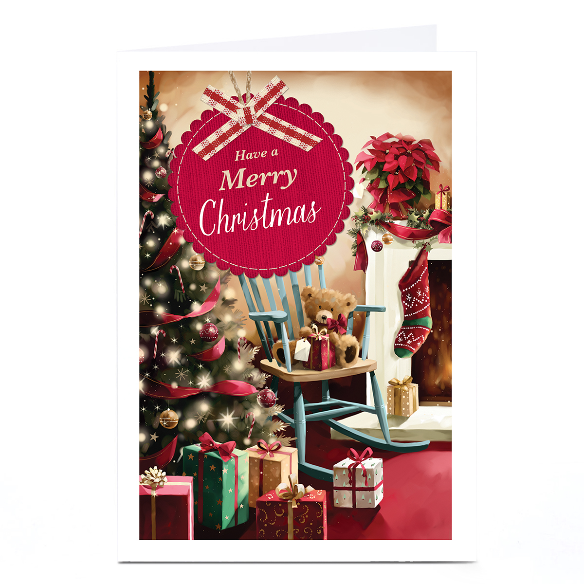 Personalised Christmas Card - Have a Merry Christmas