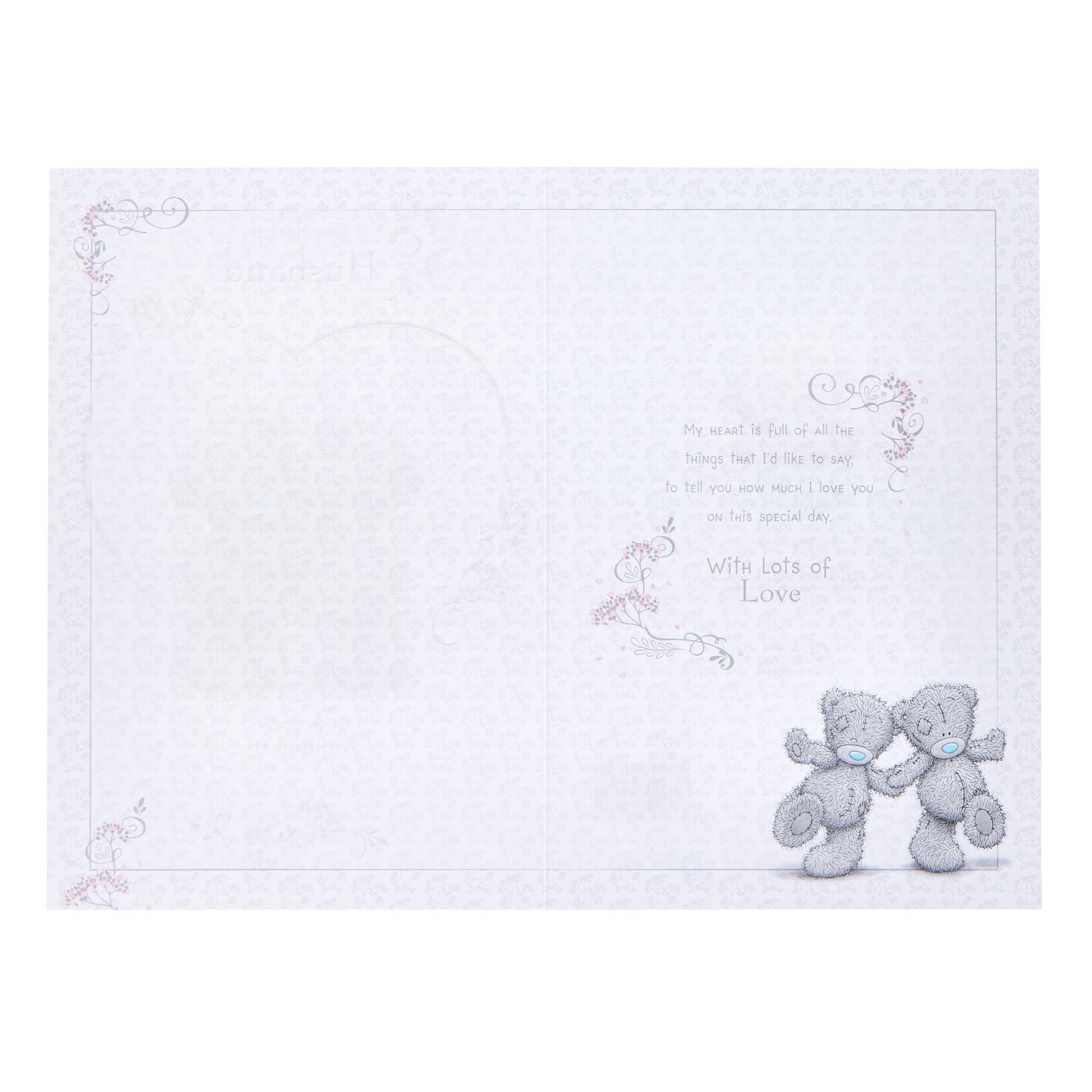 Tatty Teddy Wonderful Husband Wedding Anniversary Card