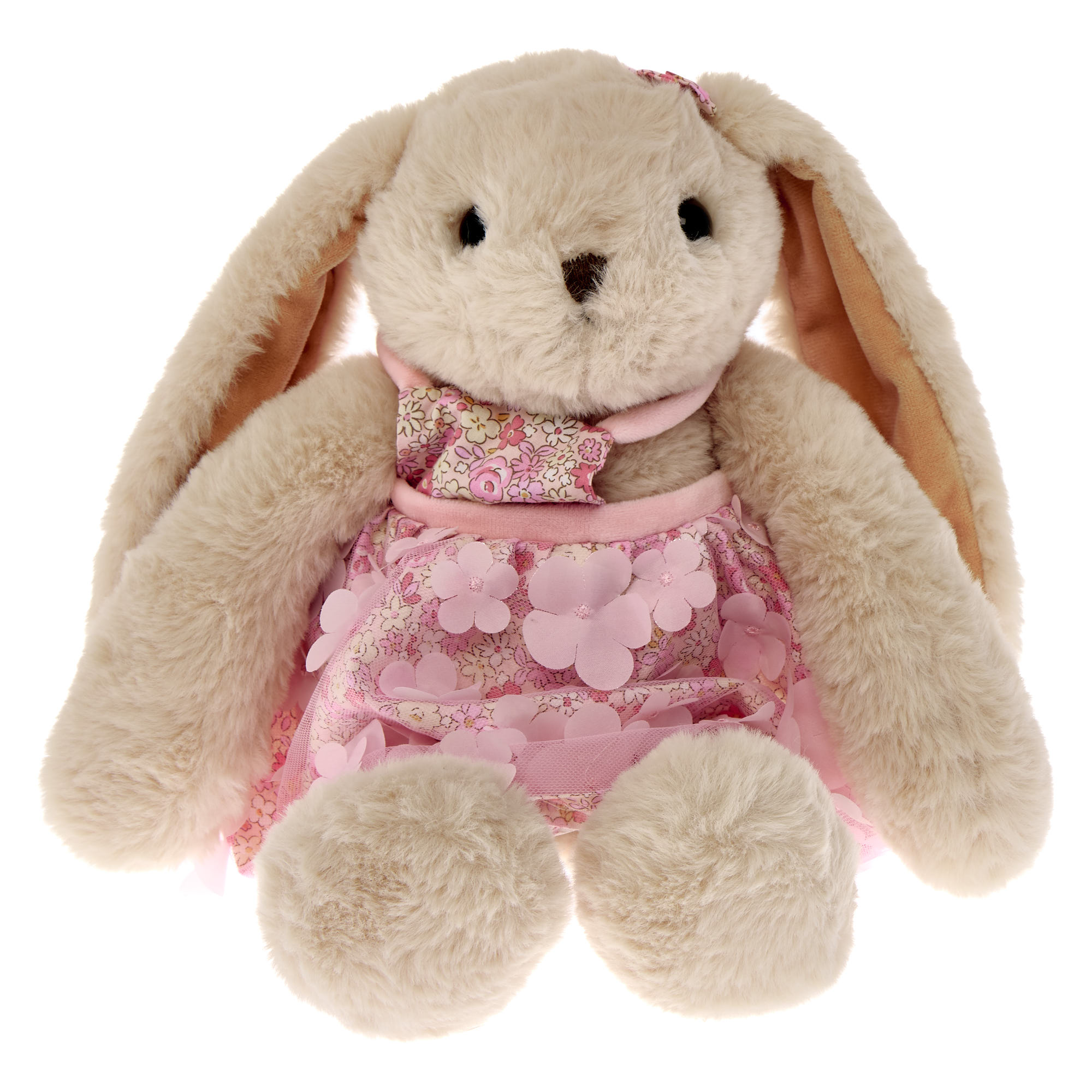 Large Flower Bunny Soft Toy