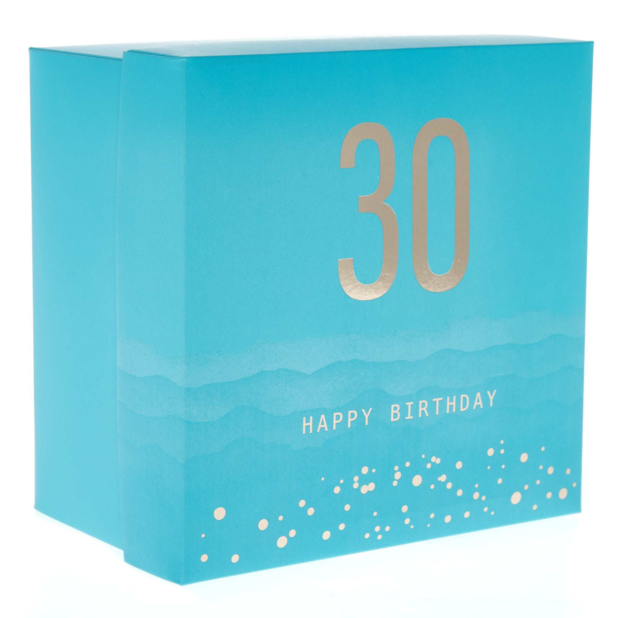 Blue & Gold 30th Birthday Mug in a Box