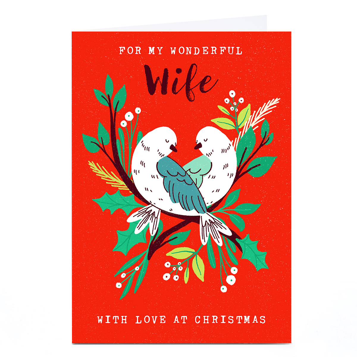 Buy Personalised Dalia Clark Christmas Card Wife for GBP 2.29 Card