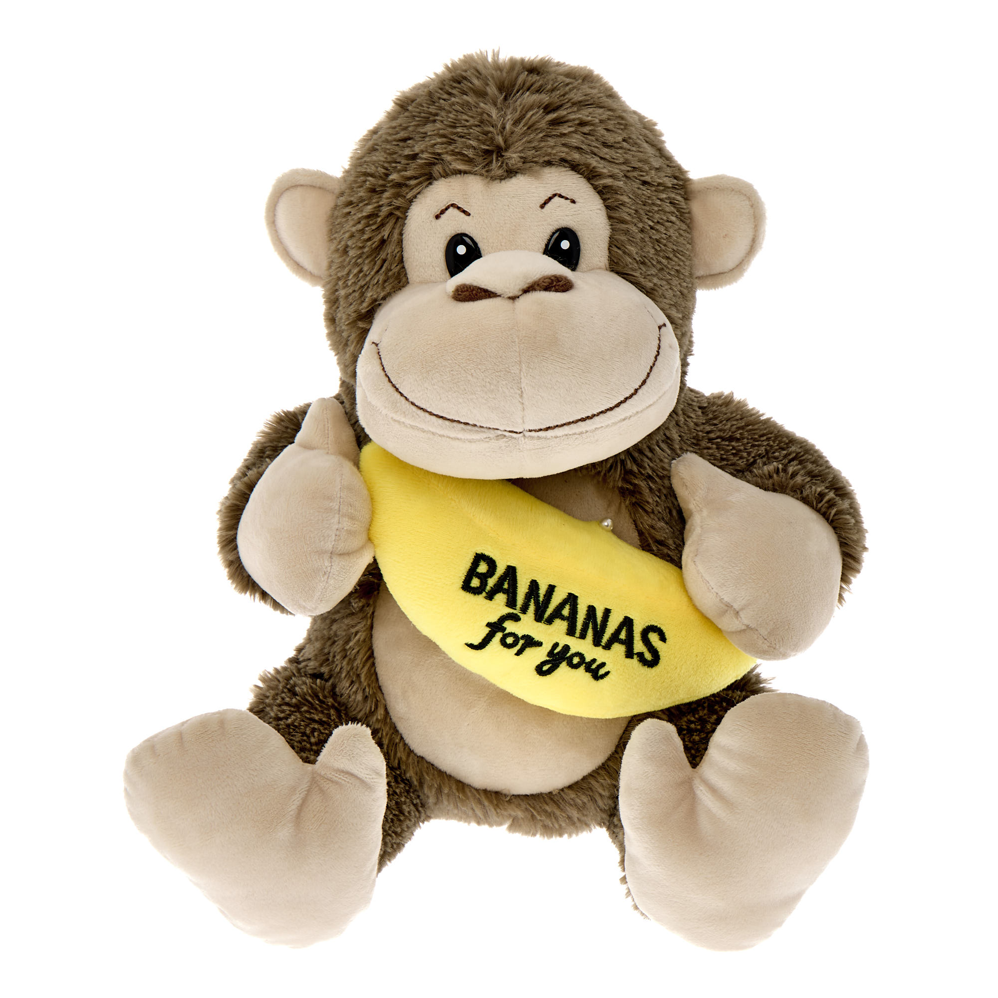 Large Monkey Bananas For You Soft Toy