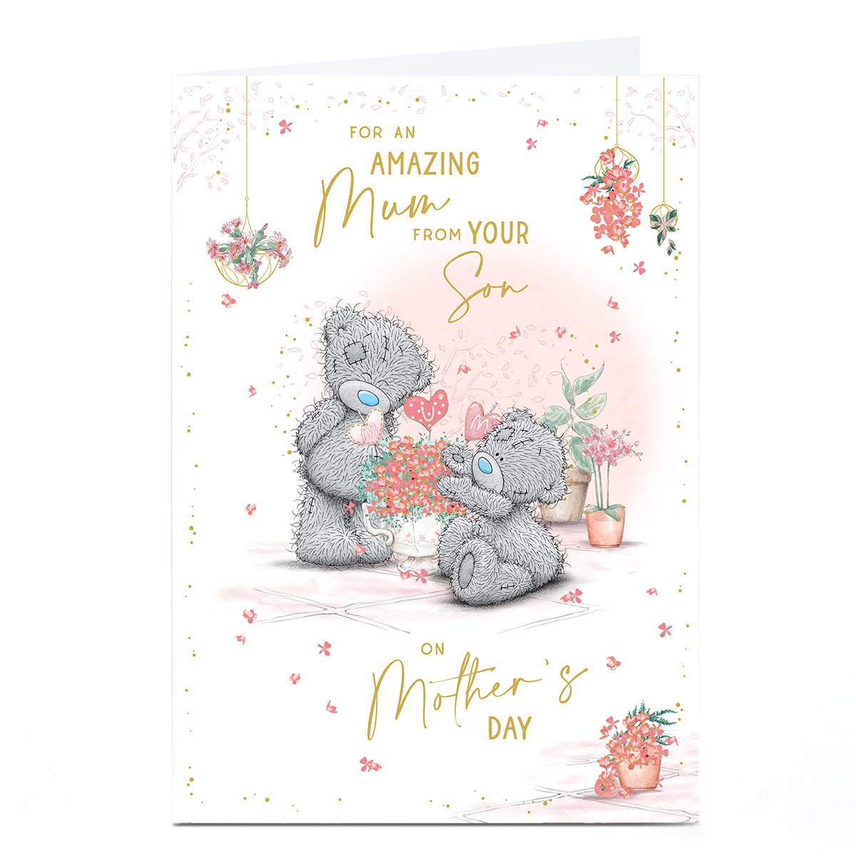 Personalised Tatty Teddy Mother's Day Card - Amazing Mum From Your Son