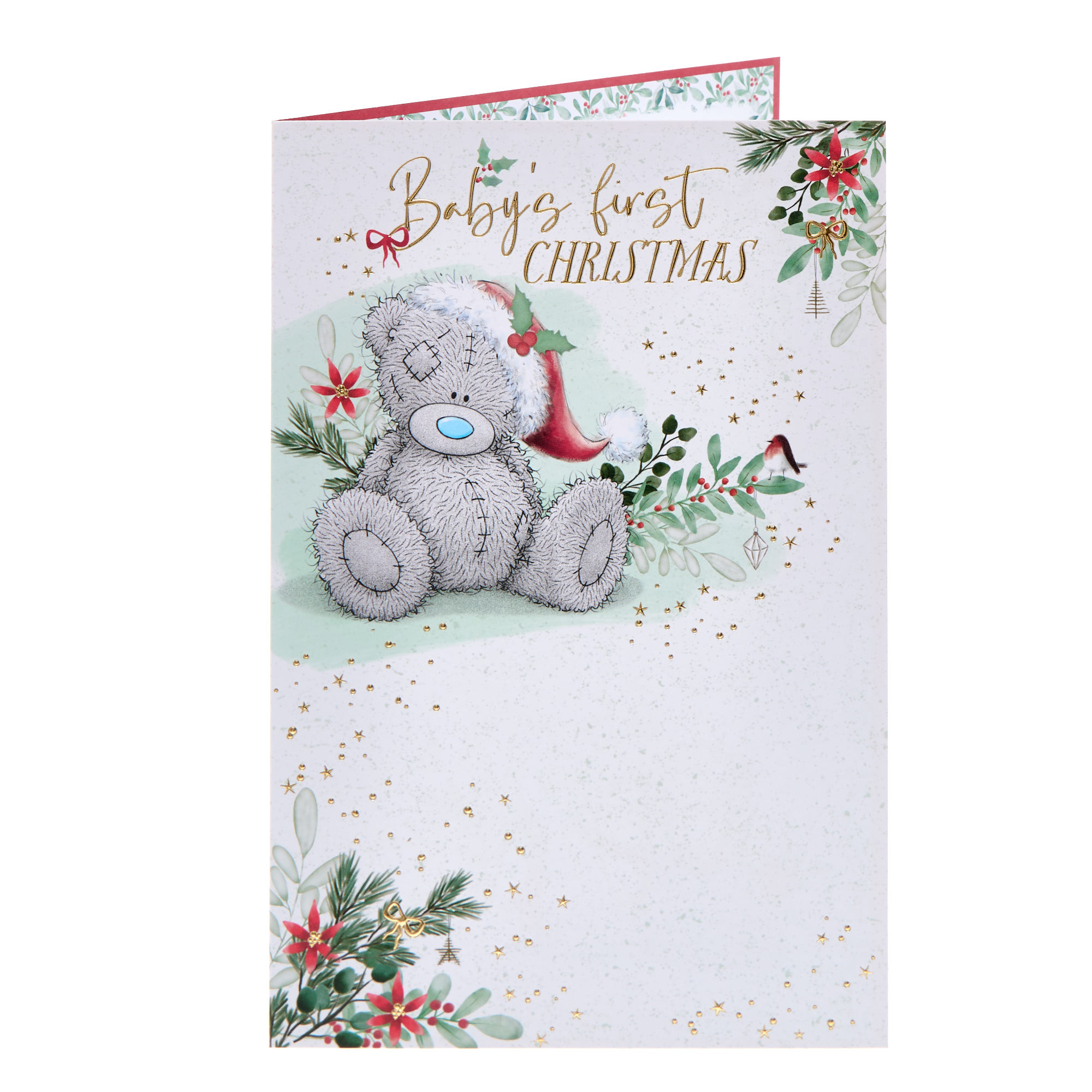 Me To You Tatty Teddy Baby's 1st Christmas Card