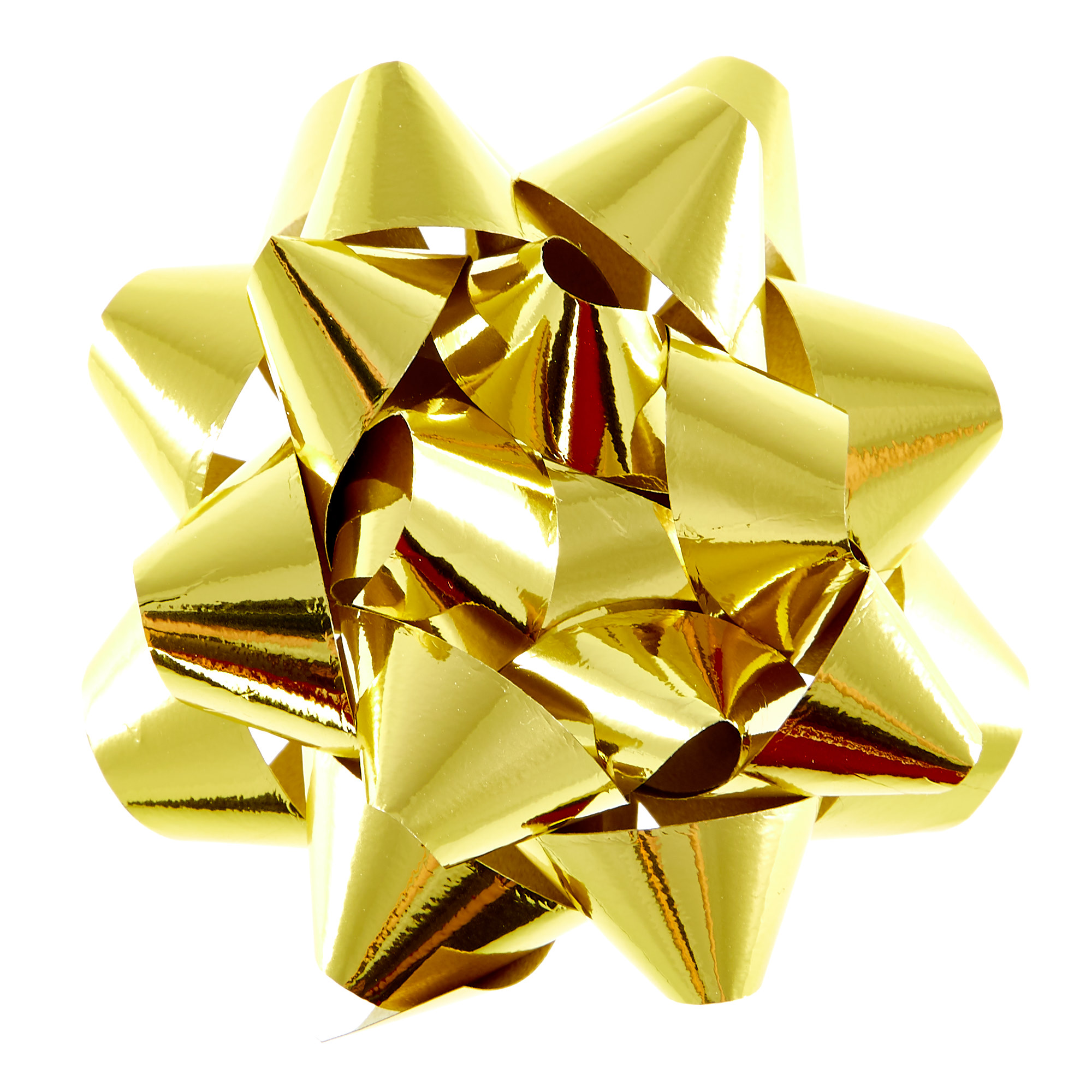 Small Gold Foil Gift Bow