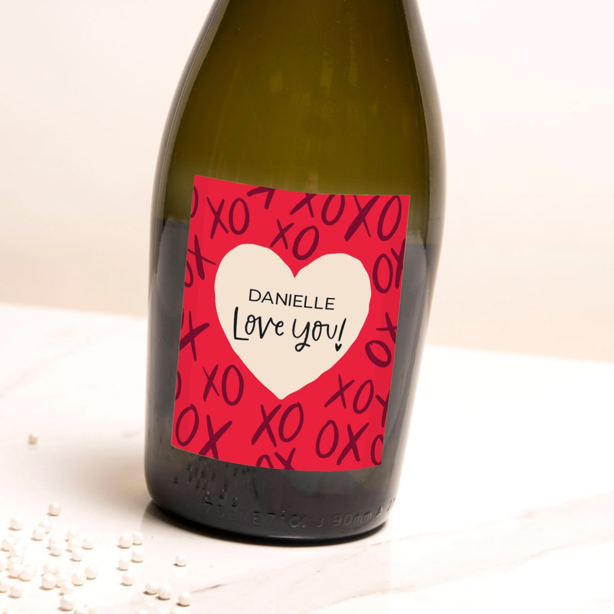 Personalised Prosecco - Love You Hugs and Kisses