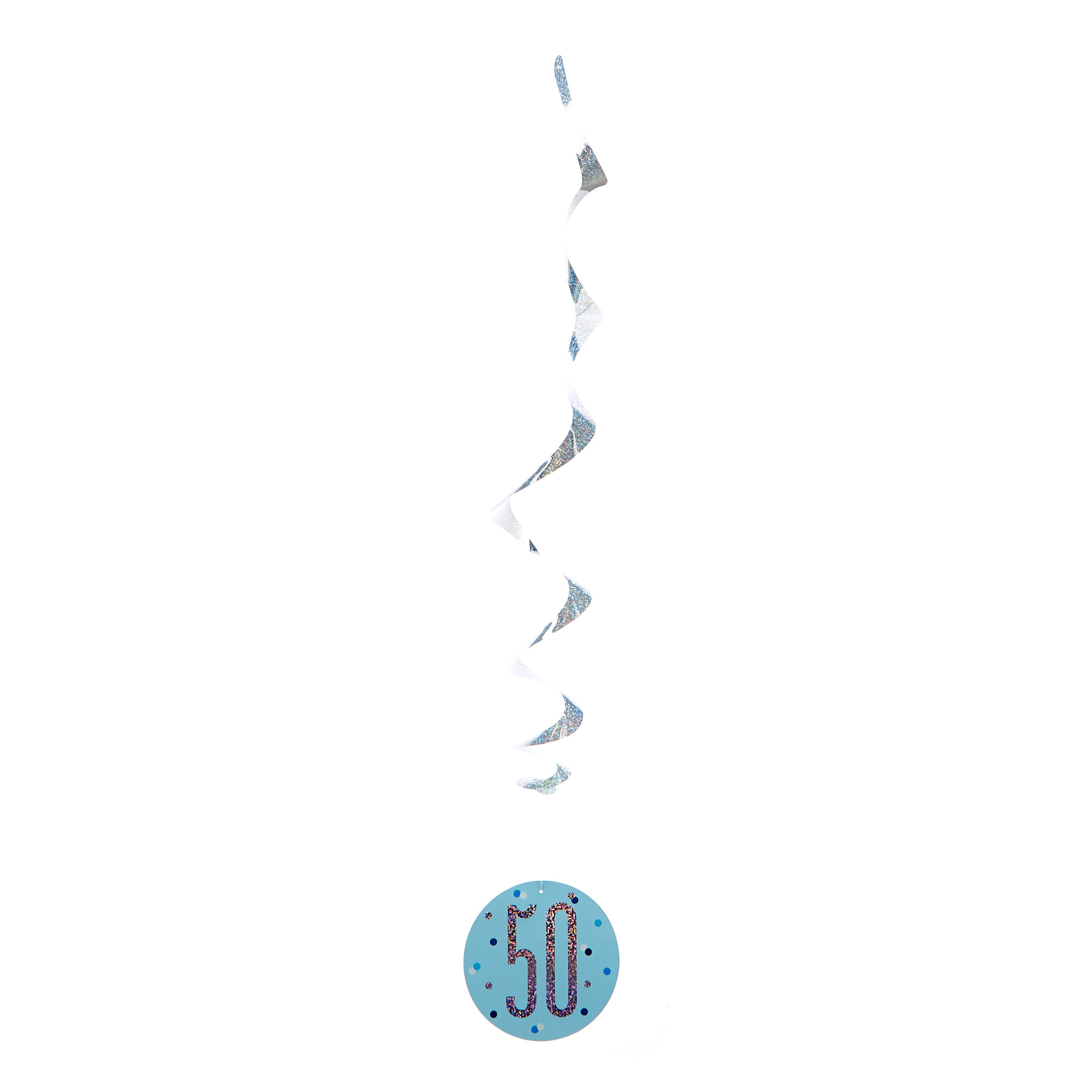 Blue 50th Birthday Party Accessories Kit - 11 Piece