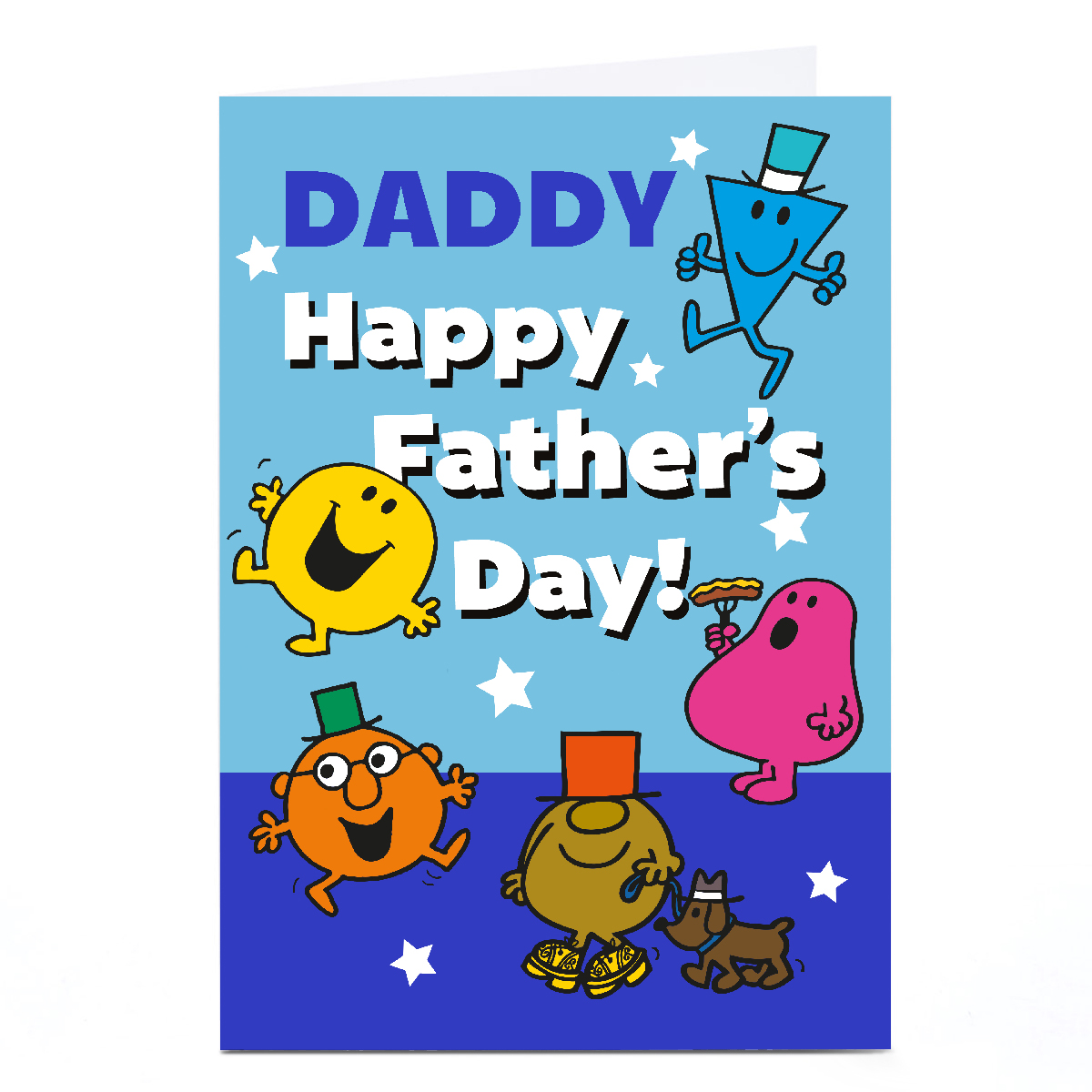 Personalised Mr Men Father's Day Card - Mr Men Characters, Daddy