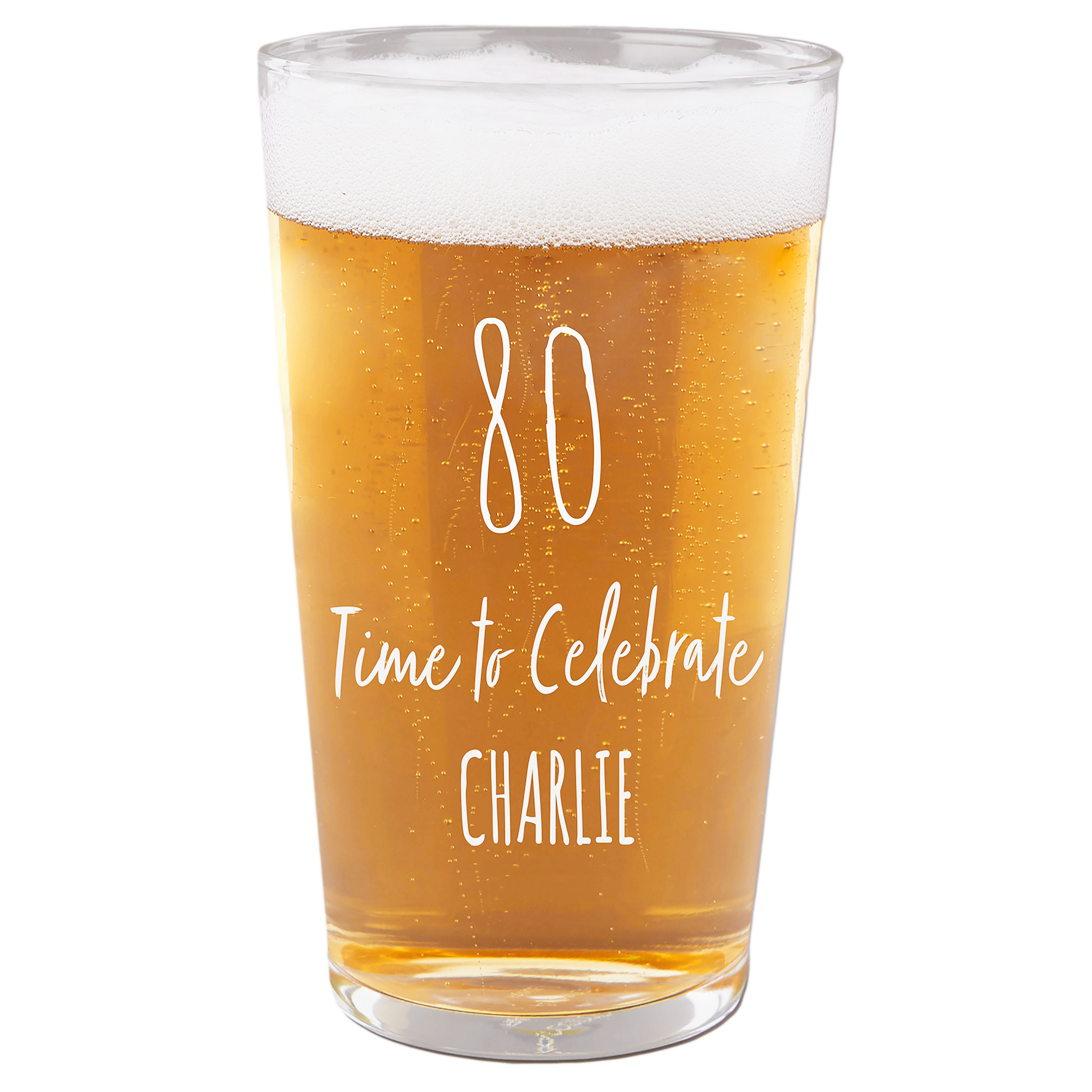 buy-personalised-80th-birthday-pint-glass-time-to-celebrate-for-gbp-9