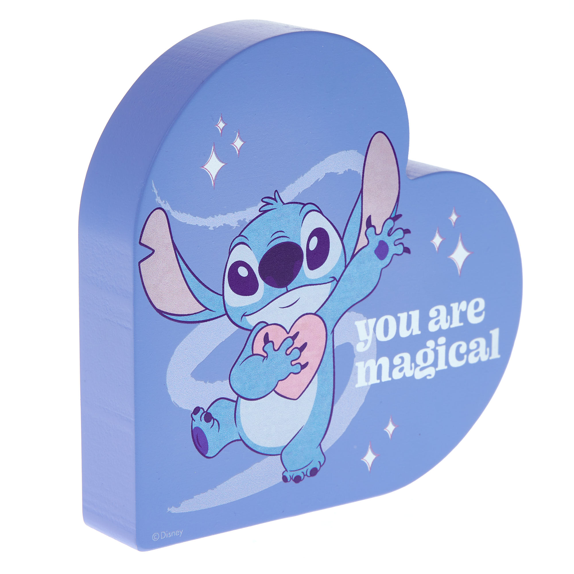 Disney Stitch You Are Magical Heart Shaped Plaque