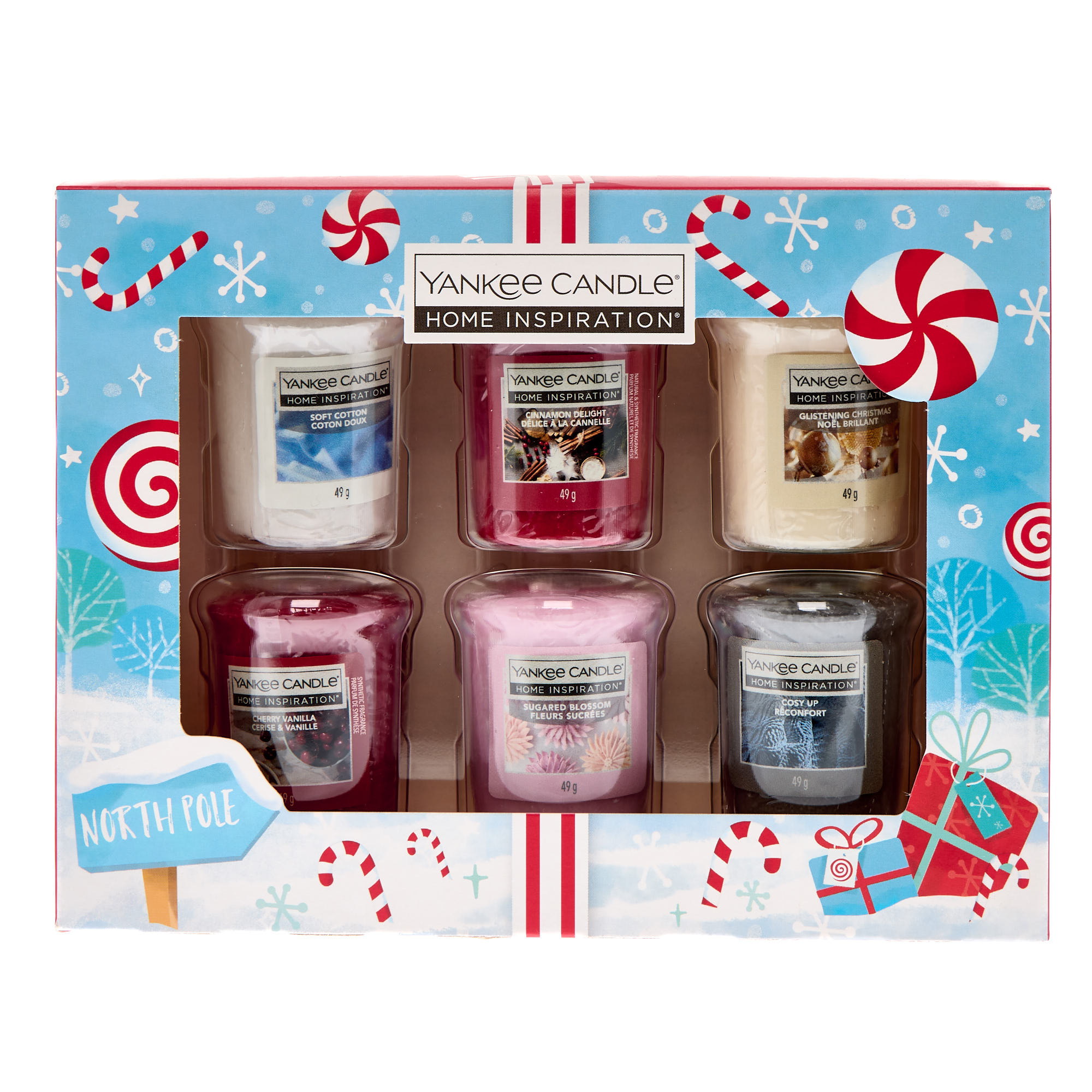 Yankee Candle Home Inspiration Christmas Votives - Set Of 6