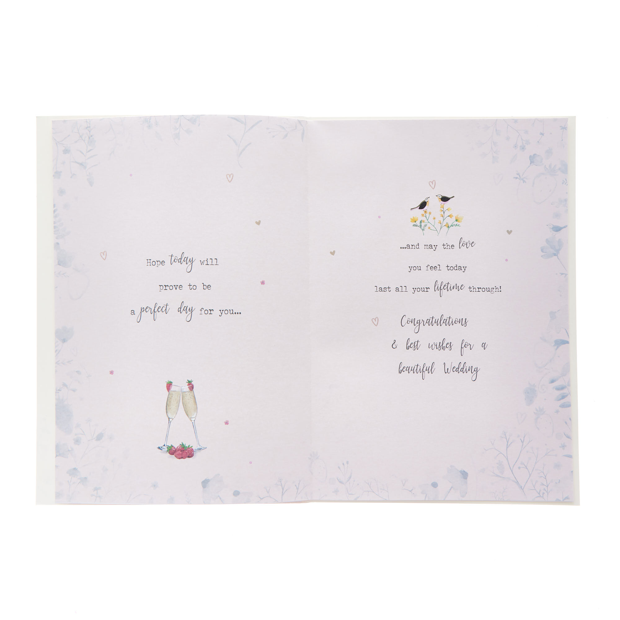 Woodland Bunting Wedding Card