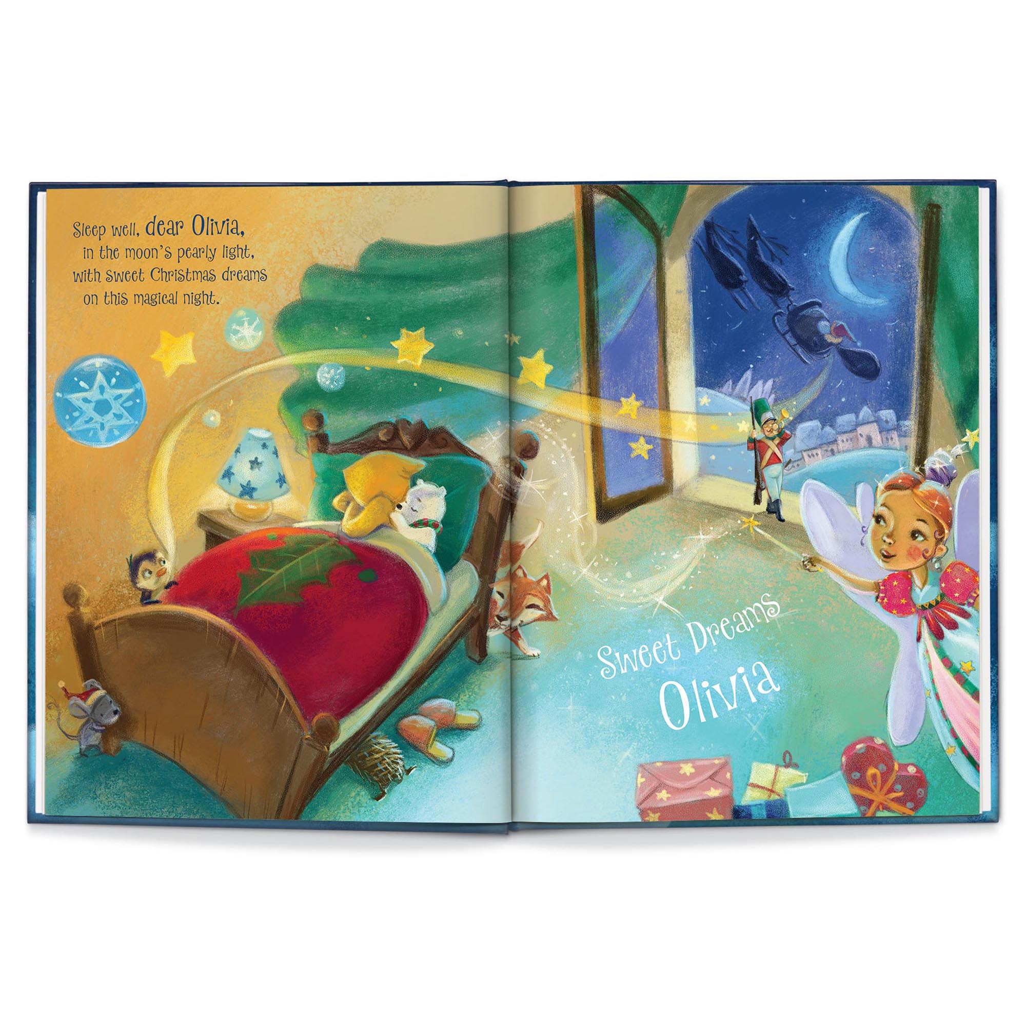 A Christmas Dream For Me Hardcover Personalised Book