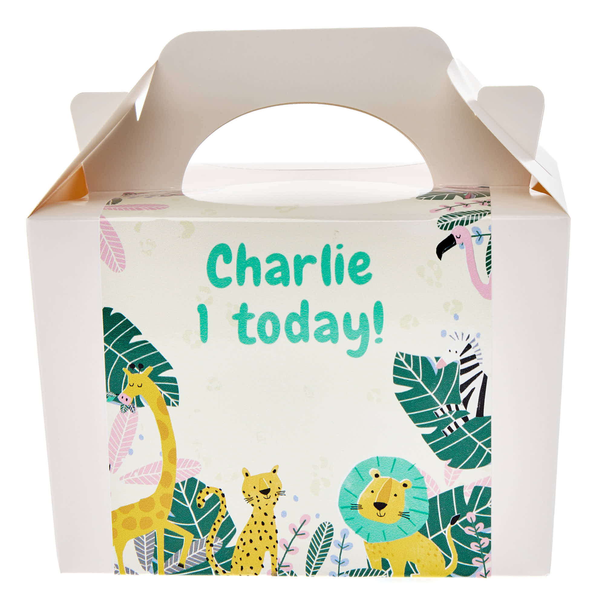 Jungle Animals Personalised Party Box