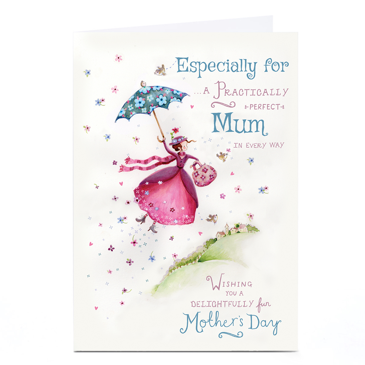 Personalised Mother's Day Card - Practically Perfect Mum