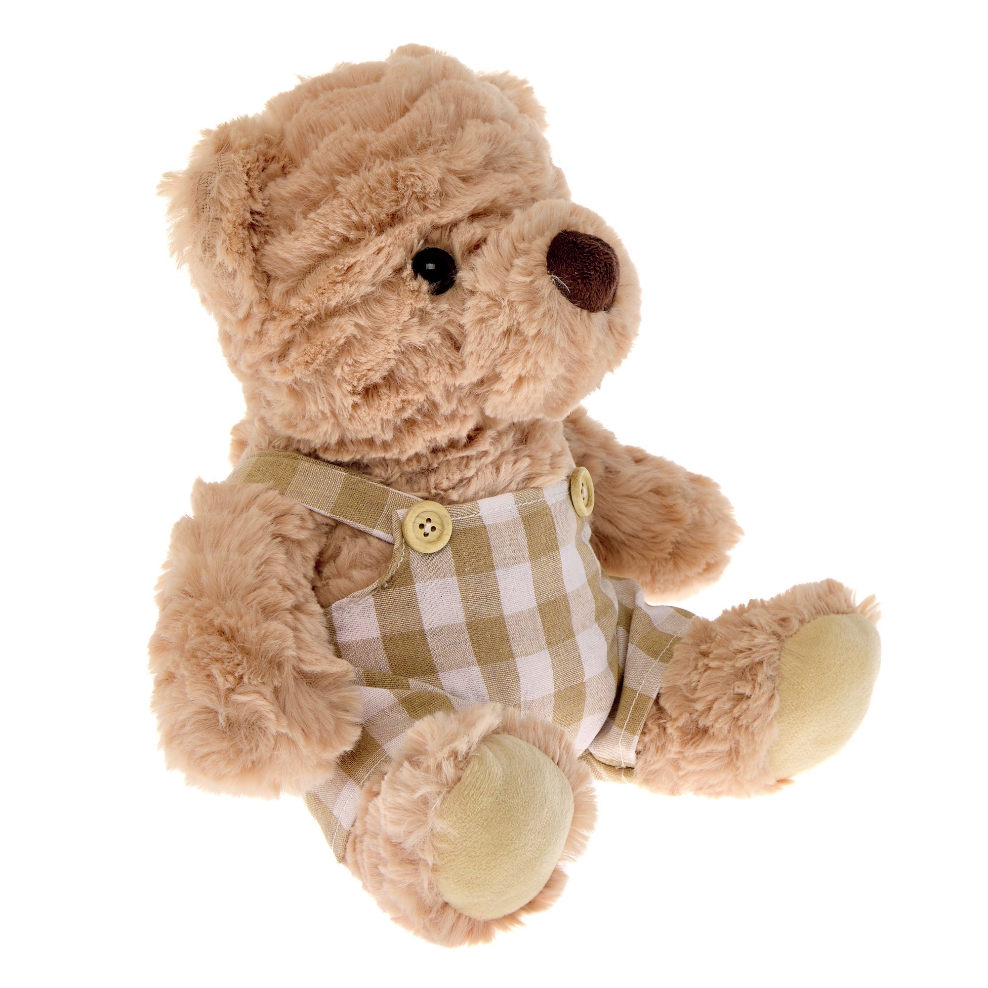 Large Bear in Dungarees Soft Toy 