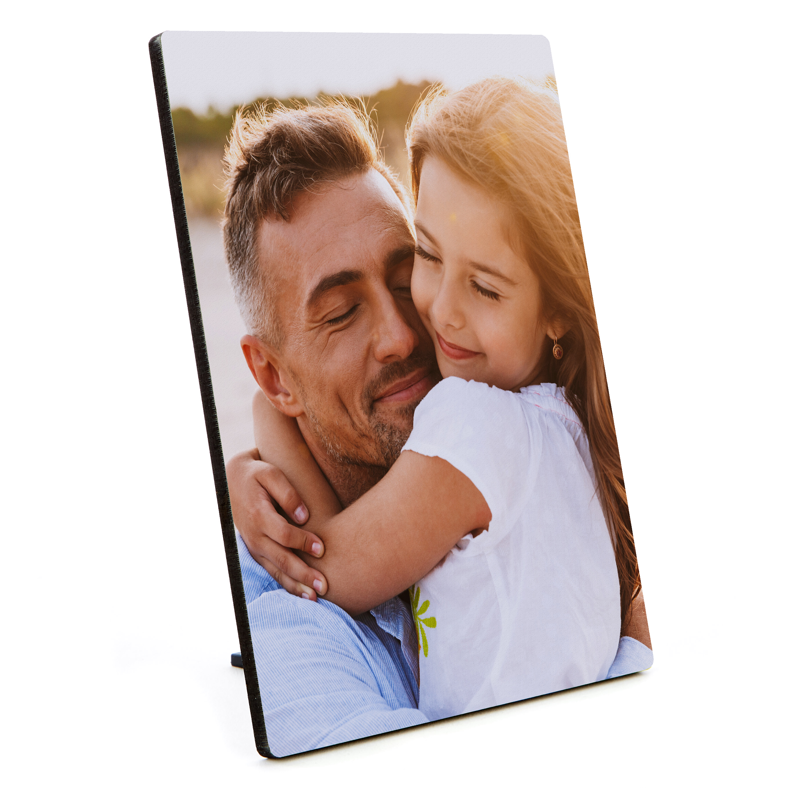 Personalised Aluminium Portrait Photo Panel 25cm x 20cm