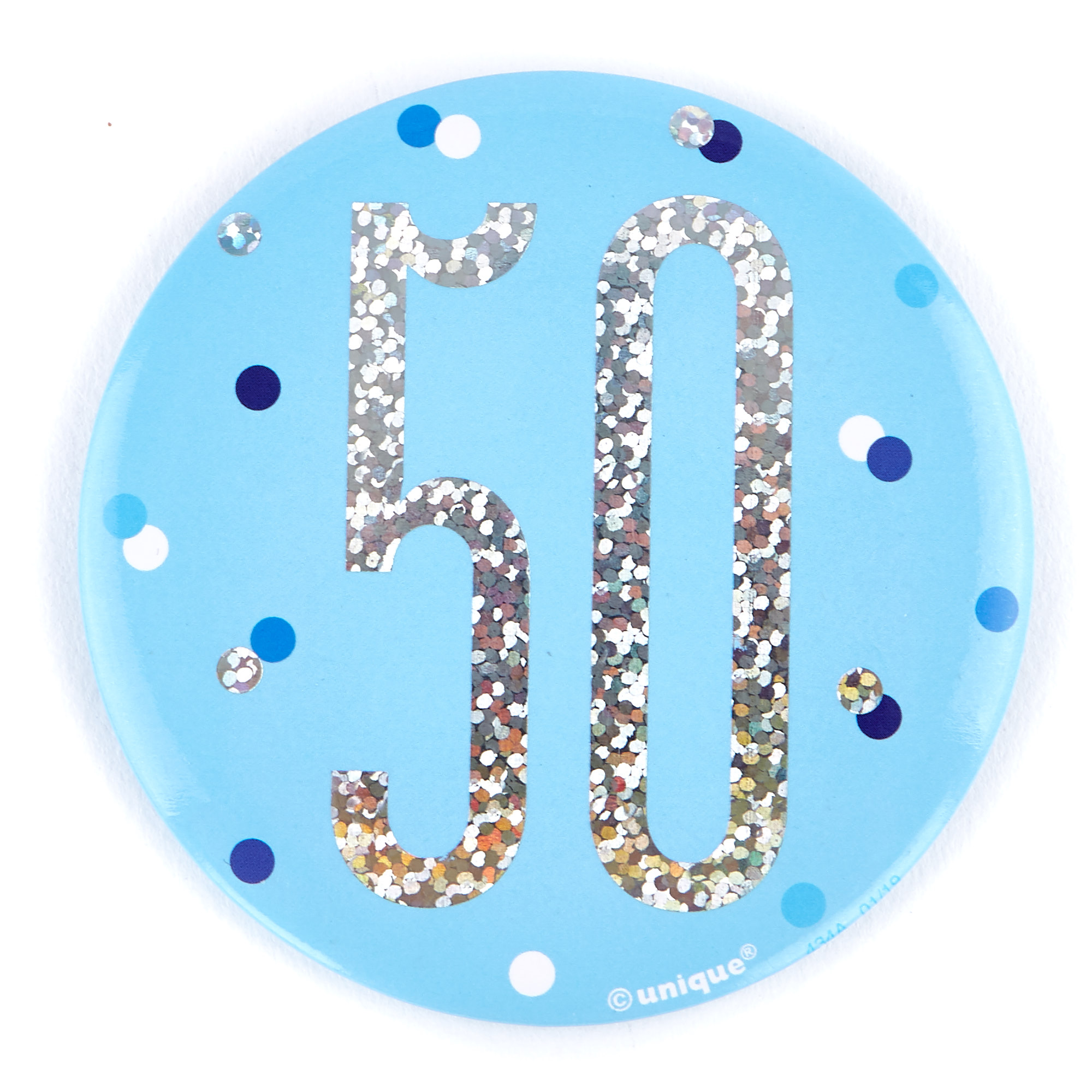 Blue 50th Birthday Party Accessories Kit - 11 Piece