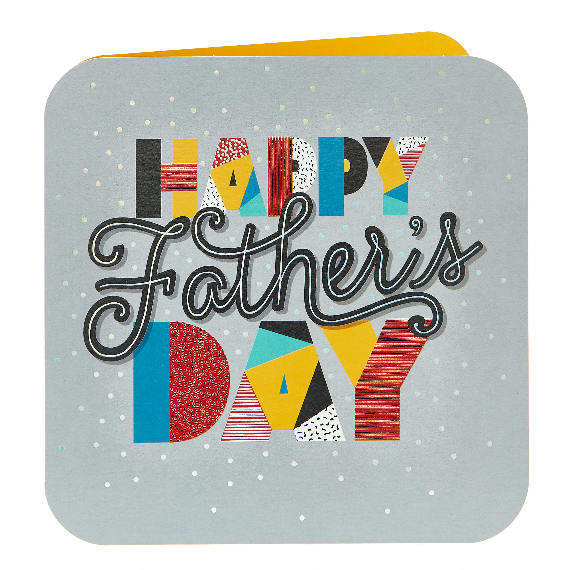 Platinum Collection Father's Day Card - Bold Lettering