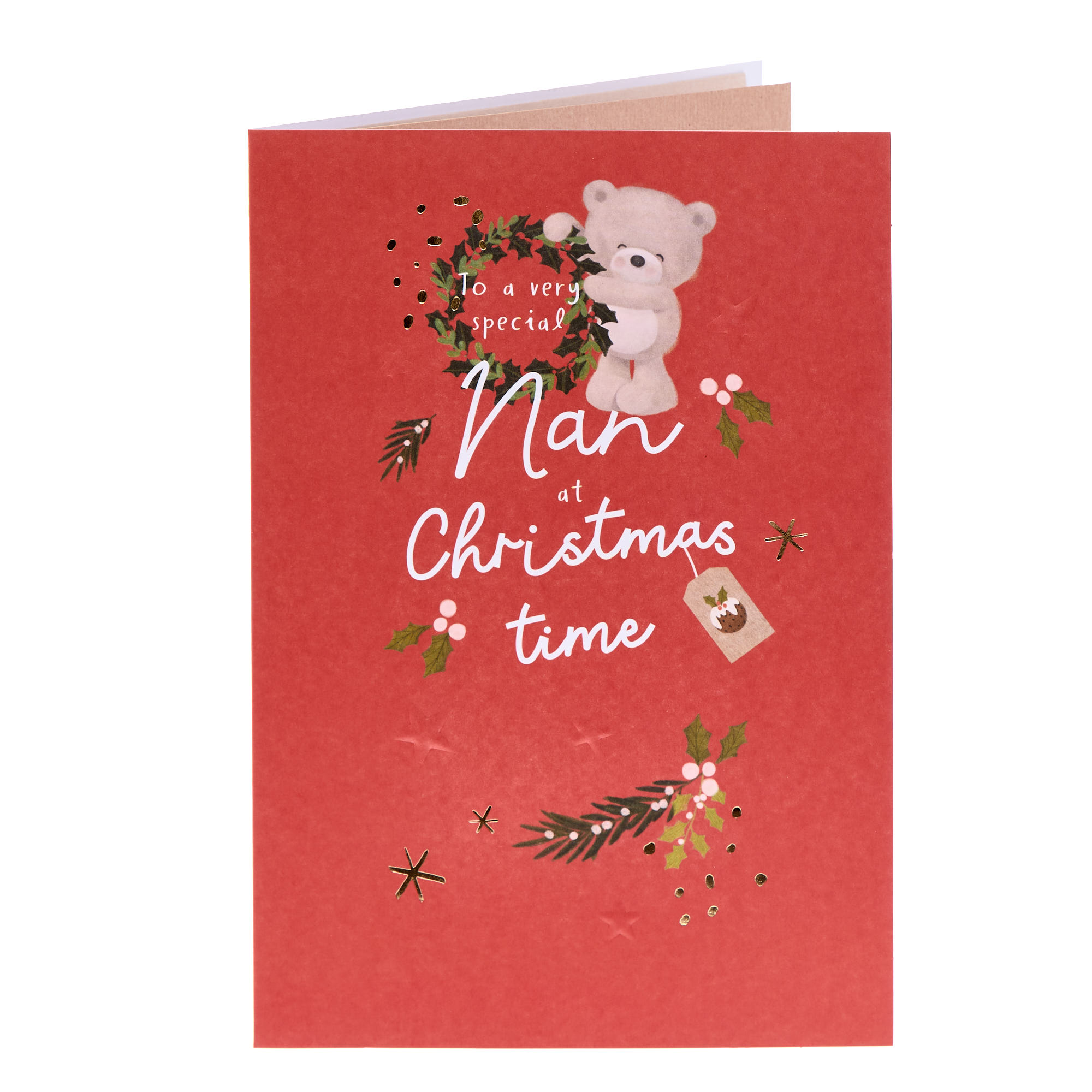 A Very Special Nan Hugs Christmas Card