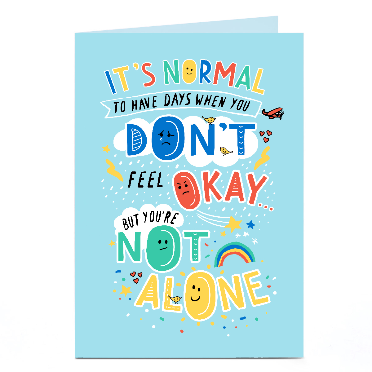 Personalised Card - You're not Alone
