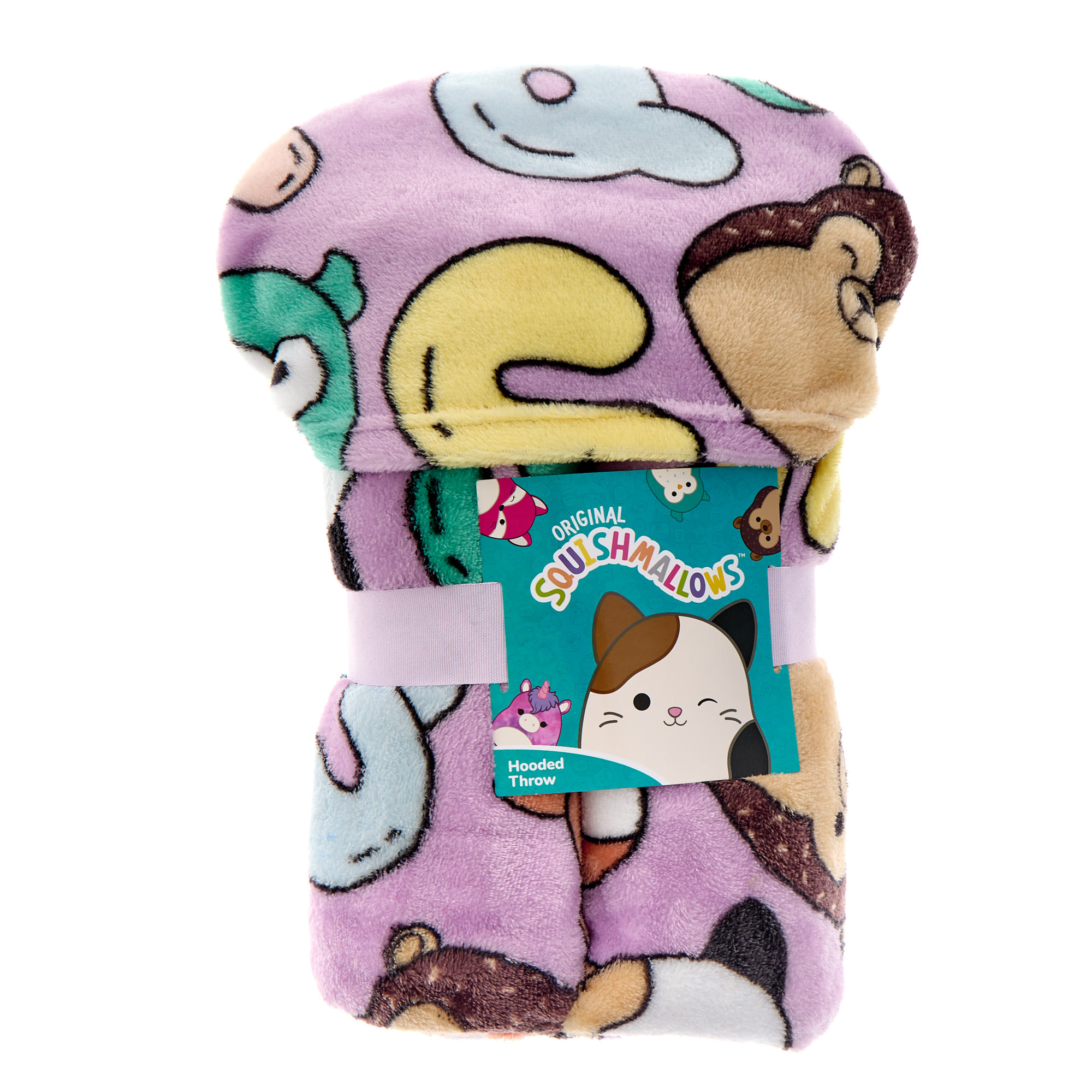 Original Squishmallows Hooded Throw