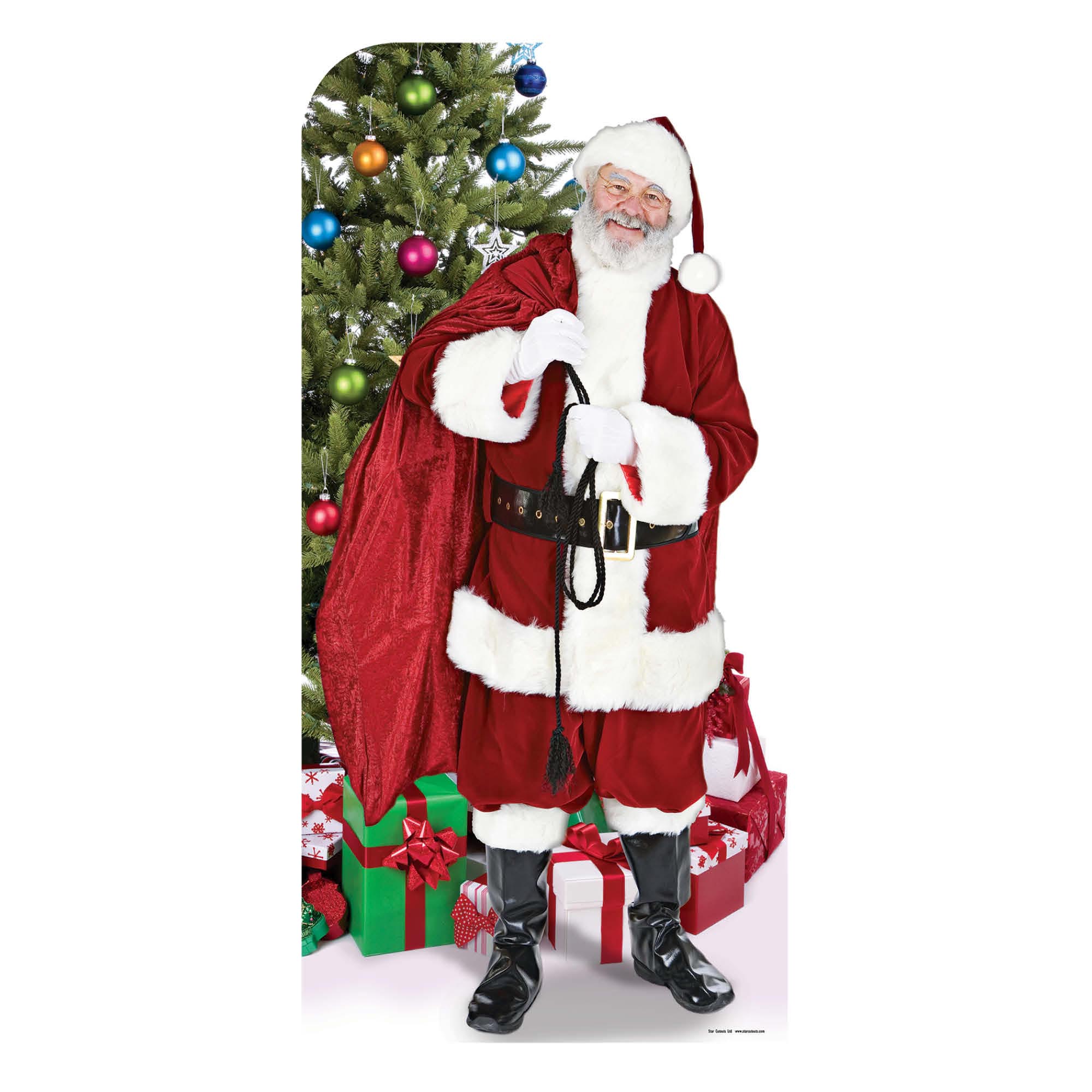 Father Christmas Face-In-Hole Cardboard Cutout 