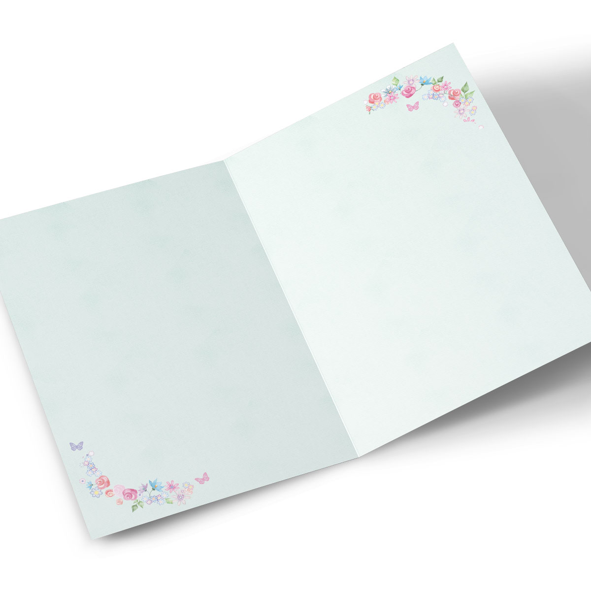 Personalised Birthday Card - Flowers & Birdhouse, Editable Age