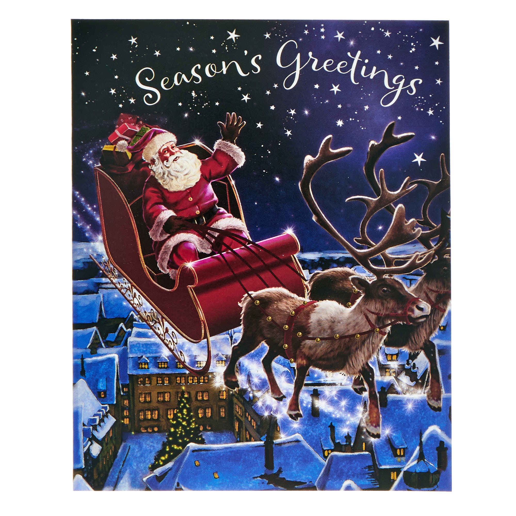 40 Assorted Value Christmas Cards - 8 Designs 