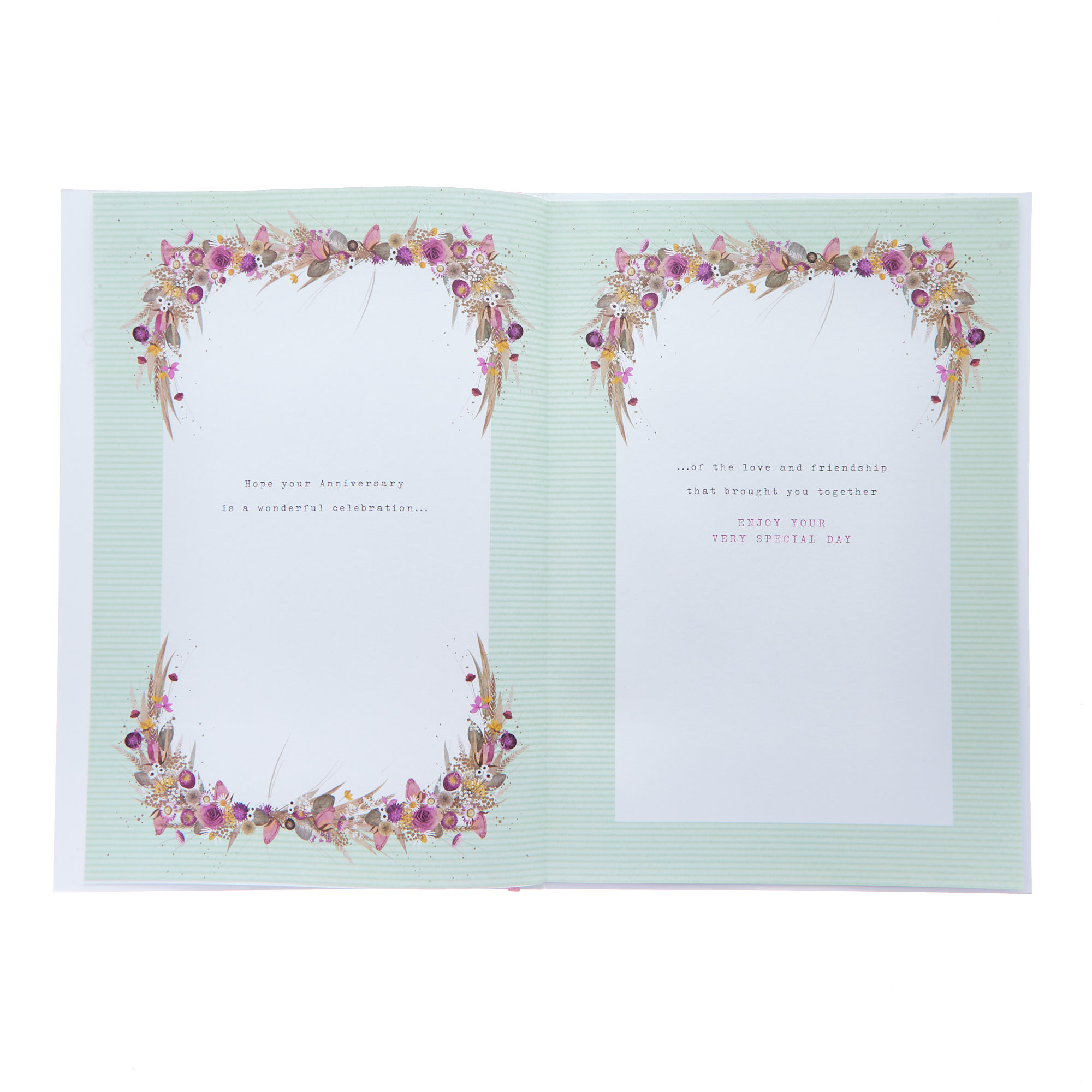 Daughter & Son In Law Warmest Congratulations Wedding Anniversary Card