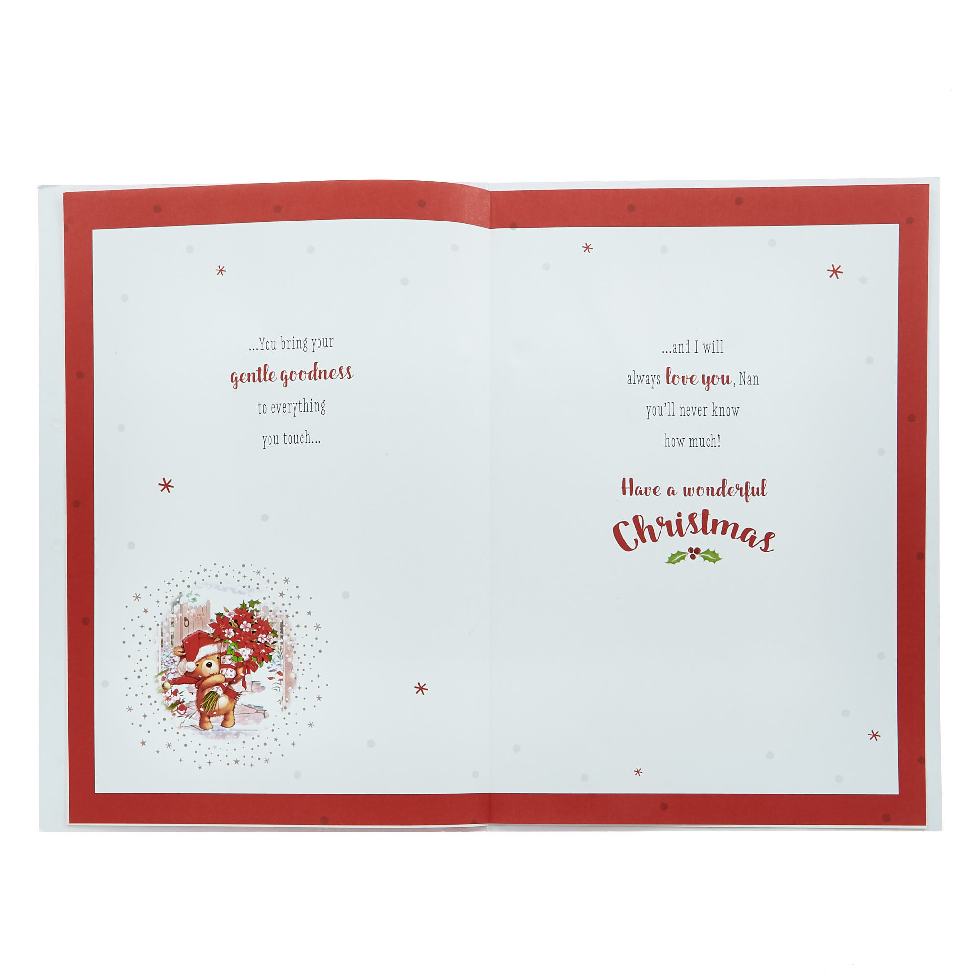 Christmas Card - With Love For A Very Special Nan