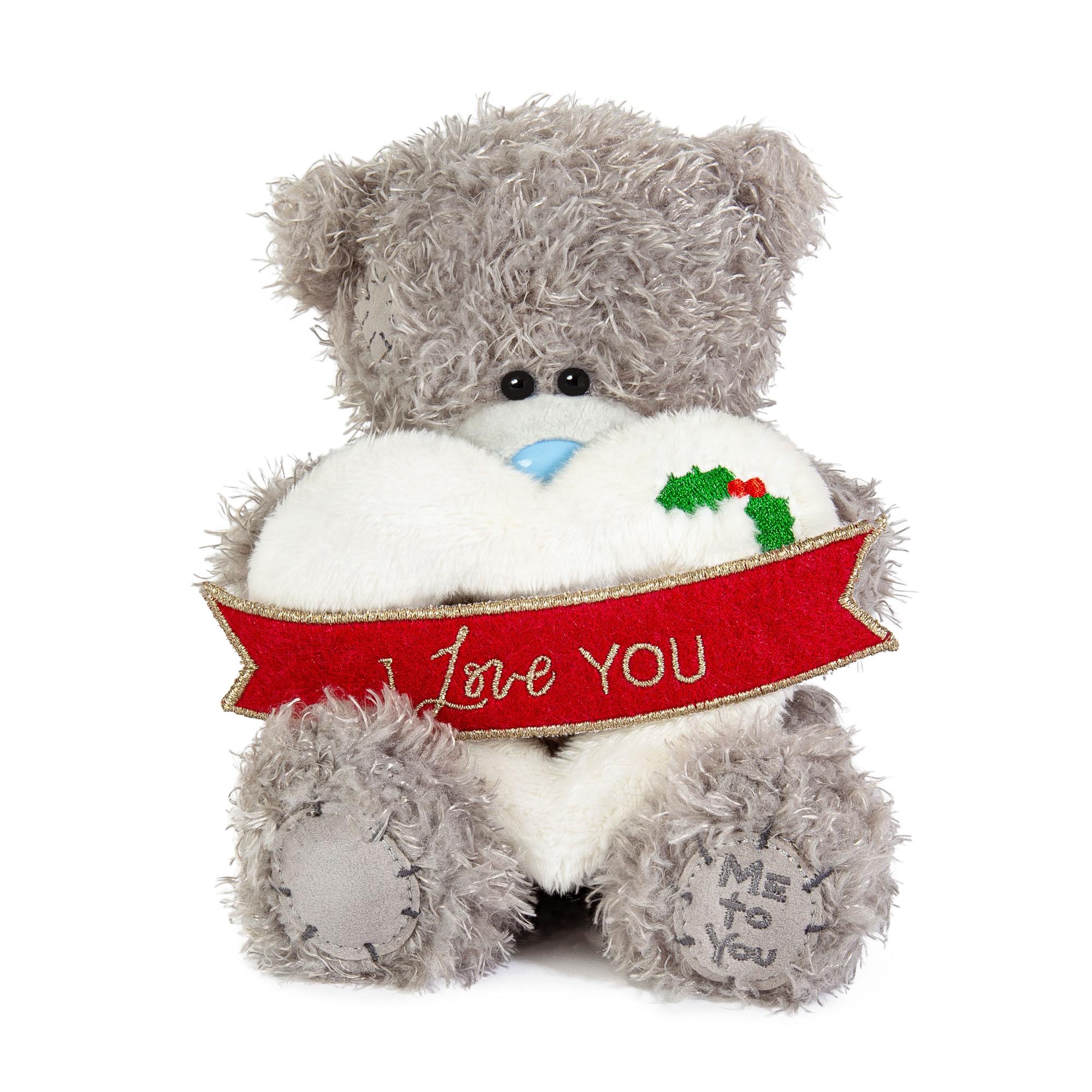 Me To You Tatty Teddy Christmas Holly Love You Plush