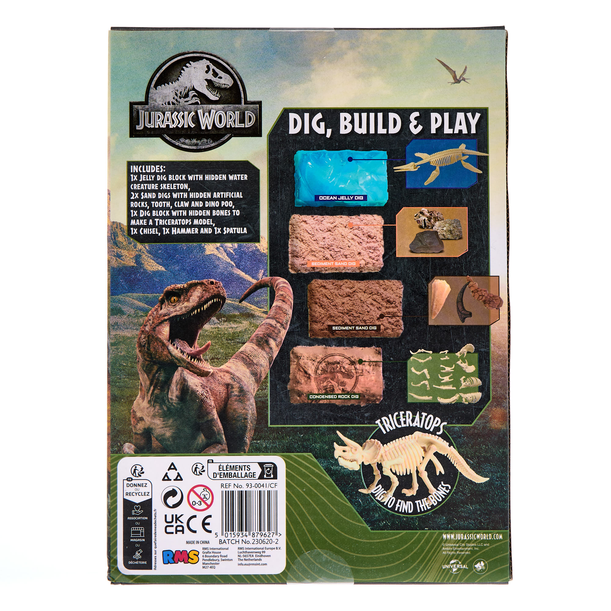 Jurassic World Earth Fossil Dig Kit