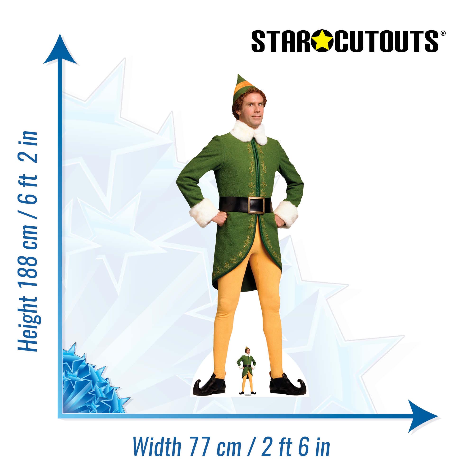 Buddy the Elf Waiting for Christmas Cardboard Cutout 