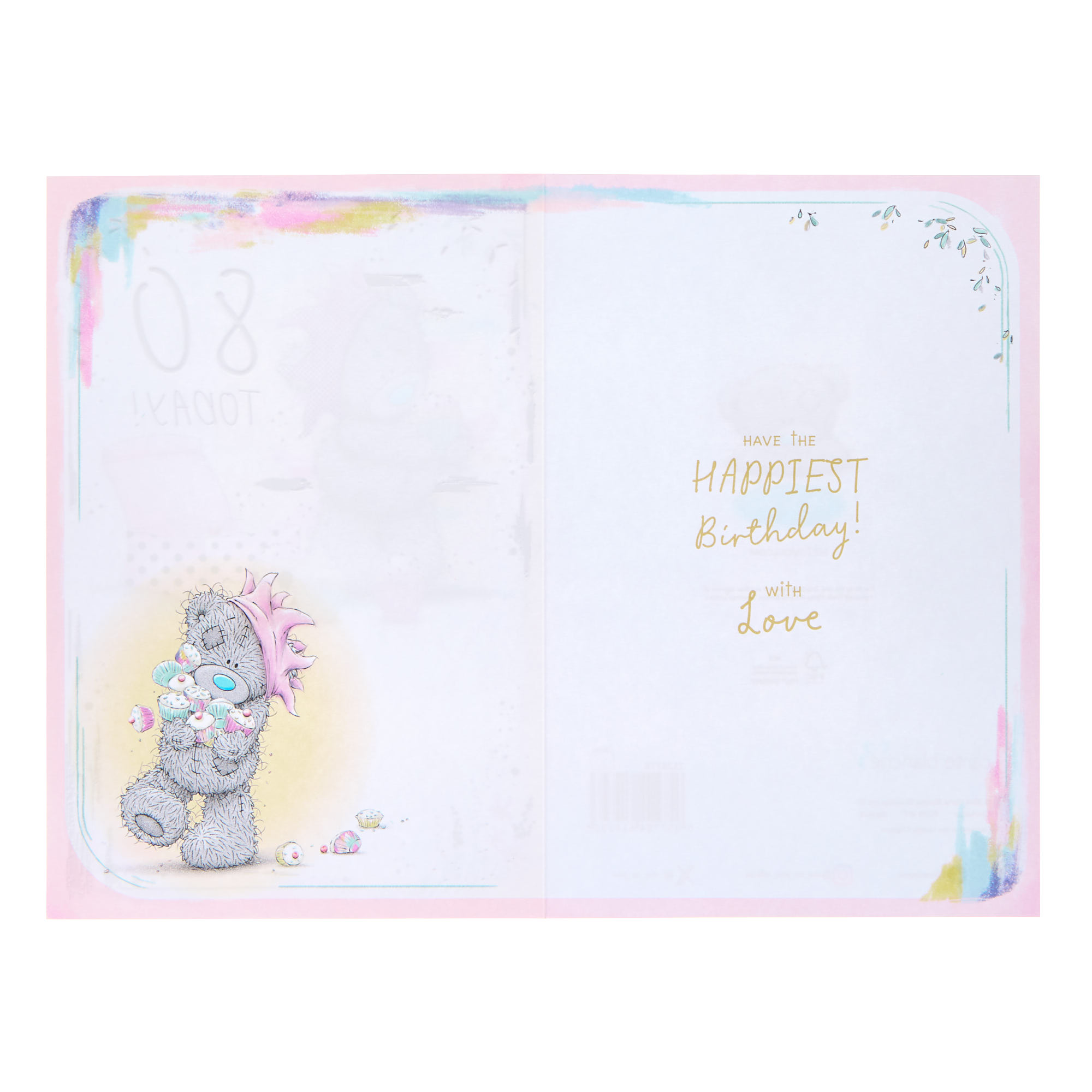 Me To You Tatty Teddy 80th Birthday Card