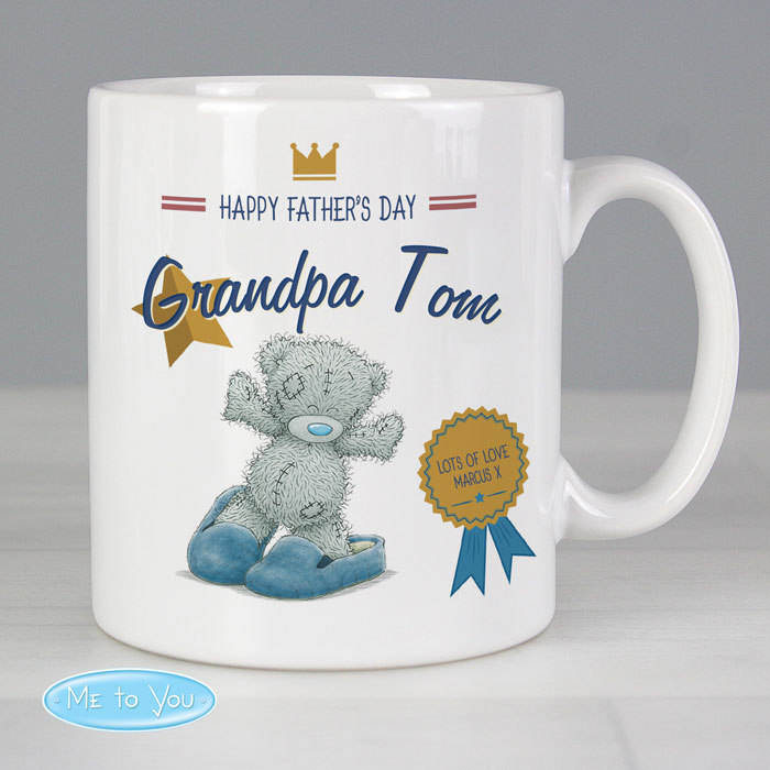 Personalised Mug - Me to You Bear in Slippers 