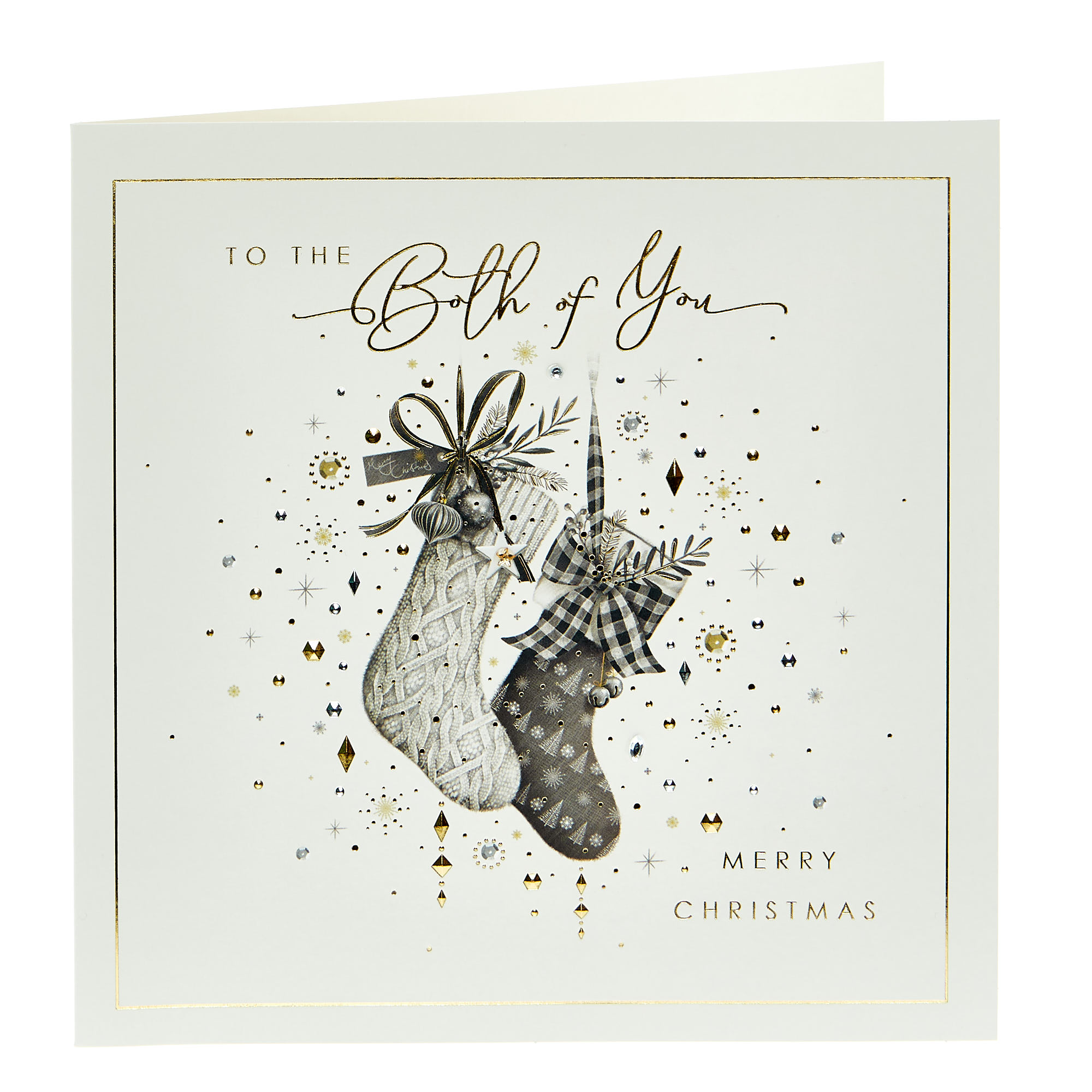 Christmas Card - Both Of You Christmas Stockings