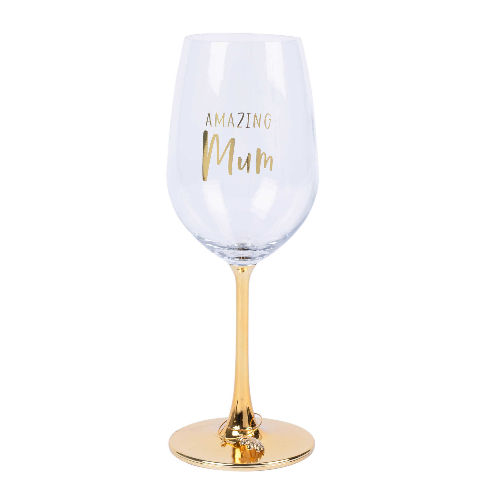 Amazing Mum Wine Glass