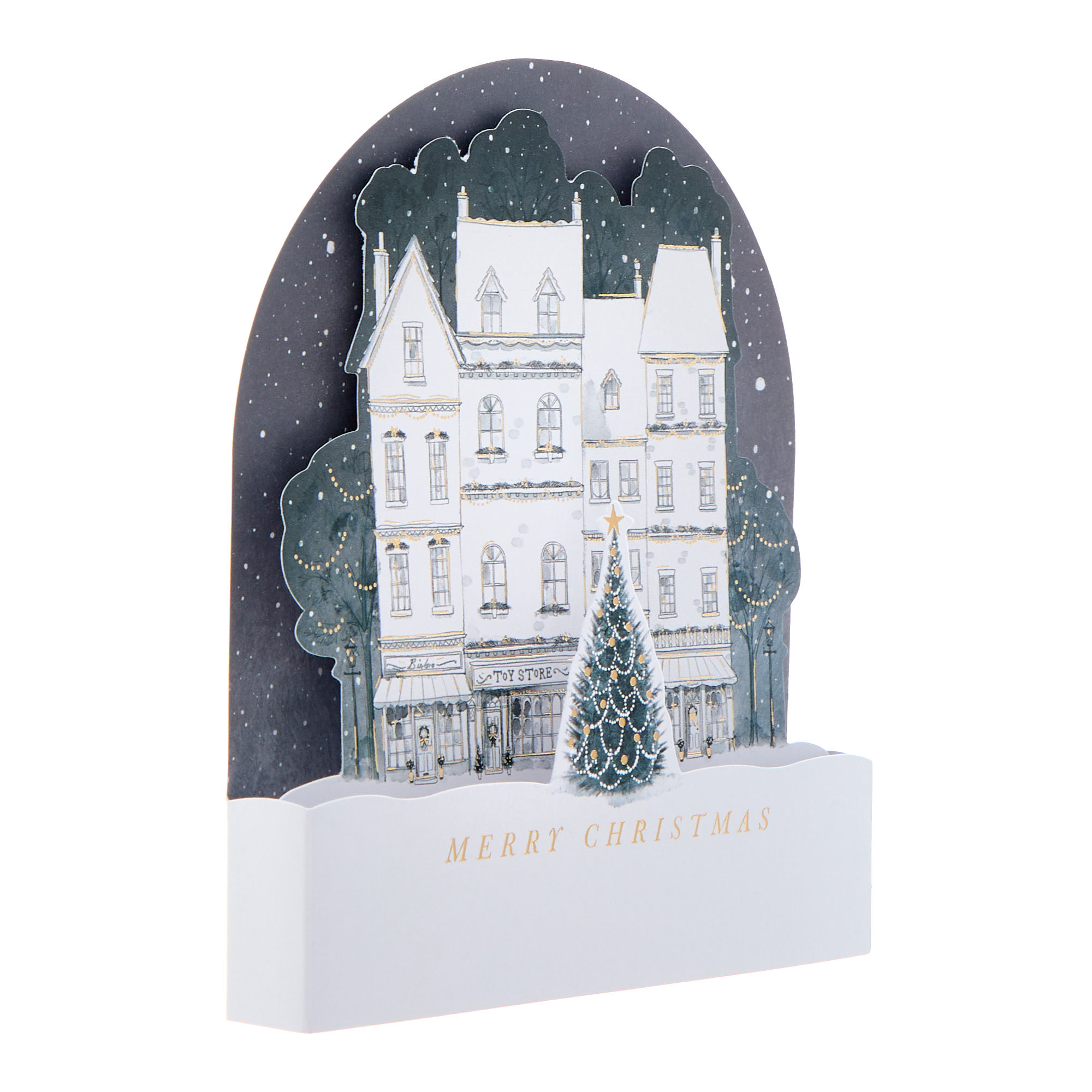 Winter Buildings Luxury Charity Christmas Cards - Pack of 6