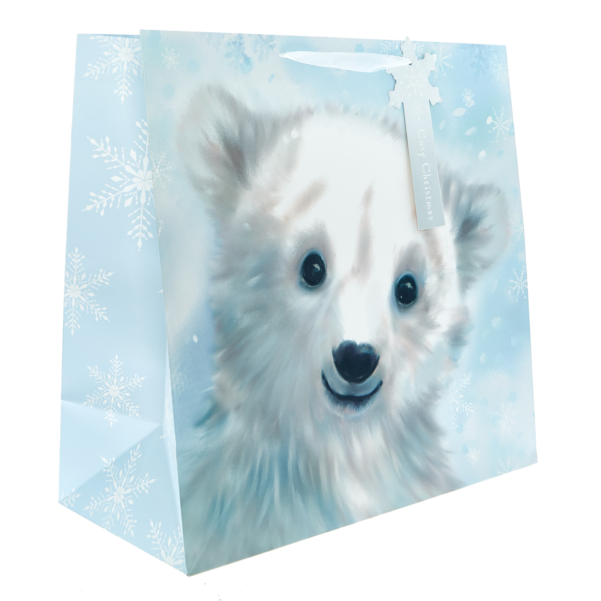 Extra Large Square Polar Bear Christmas Gift Bag