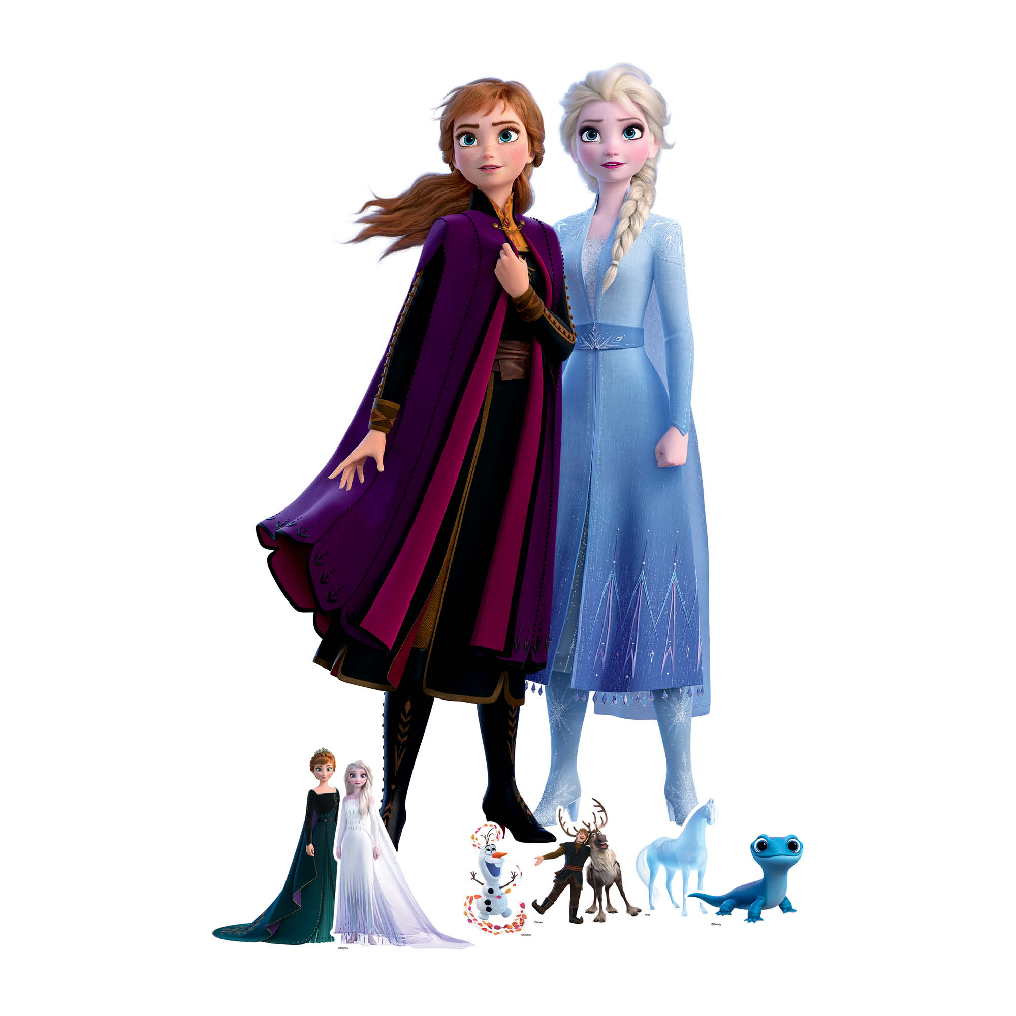 Medium Frozen Cardboard Cutout Set