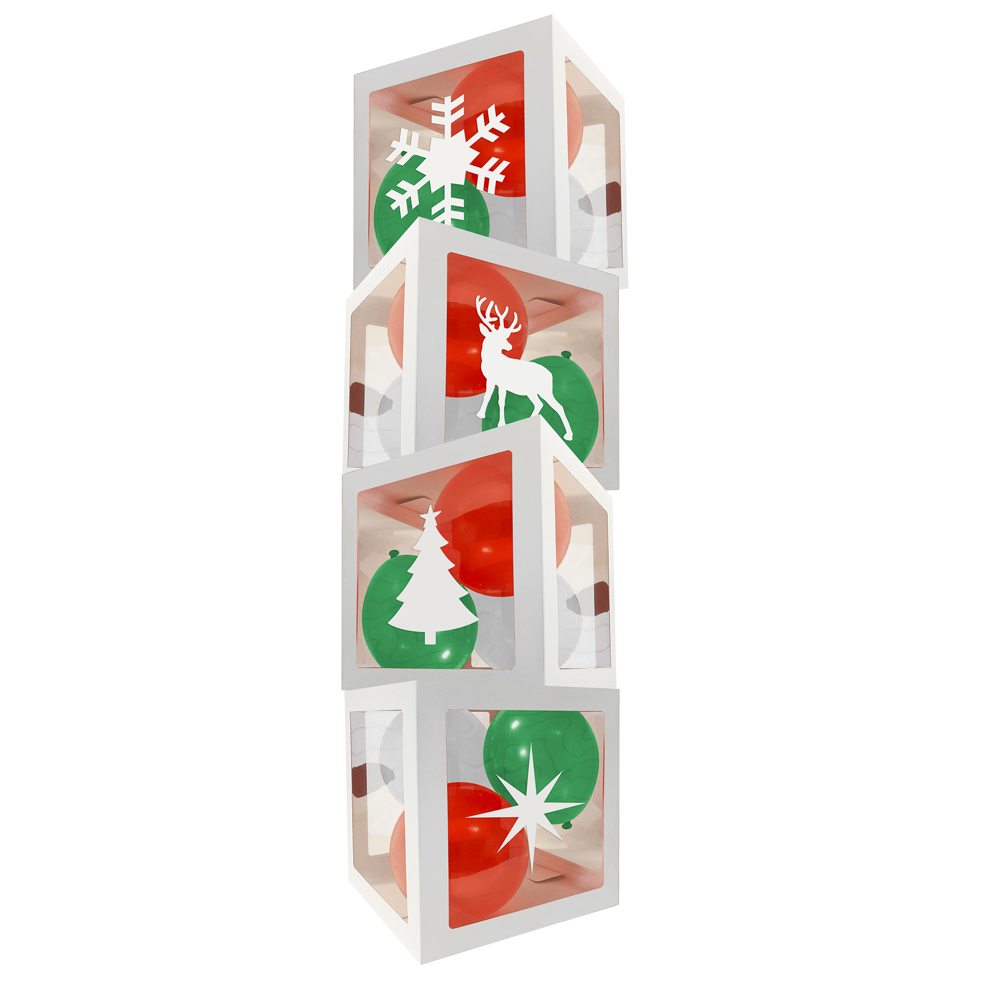 Christmas Balloon Box Display Kit