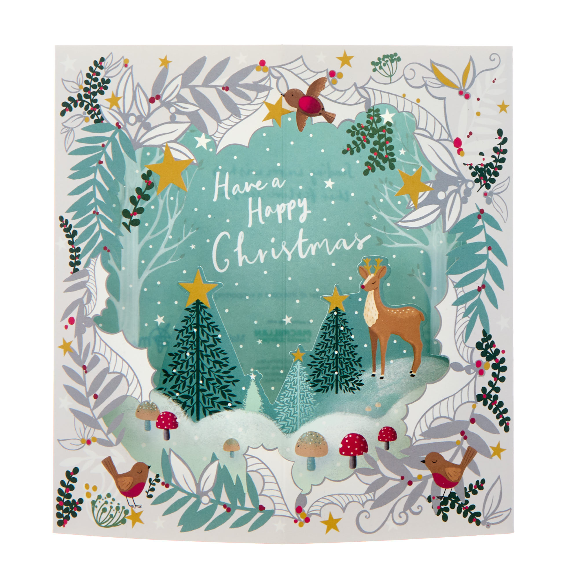 Woodland Scene Luxury Charity Christmas Cards - Pack of 6