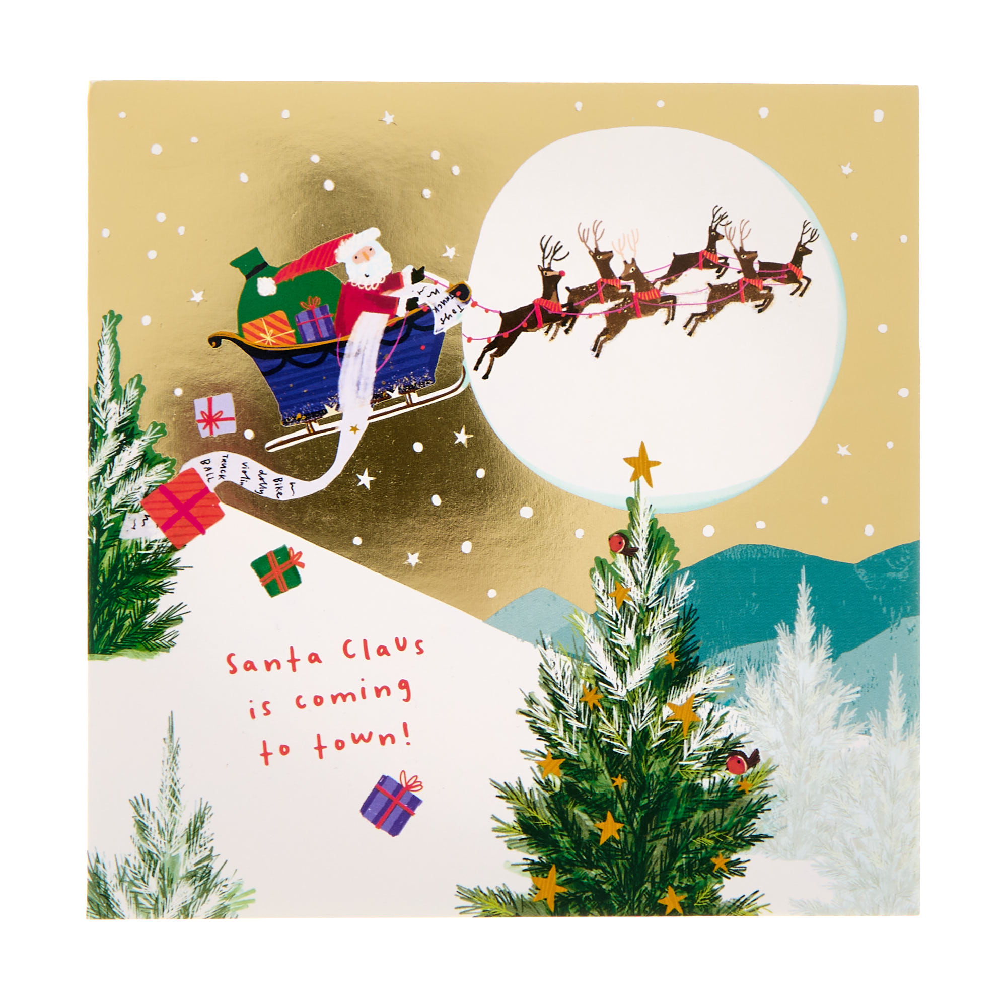 16 Charity Christmas Cards - Santa & Snowman (2 Designs)