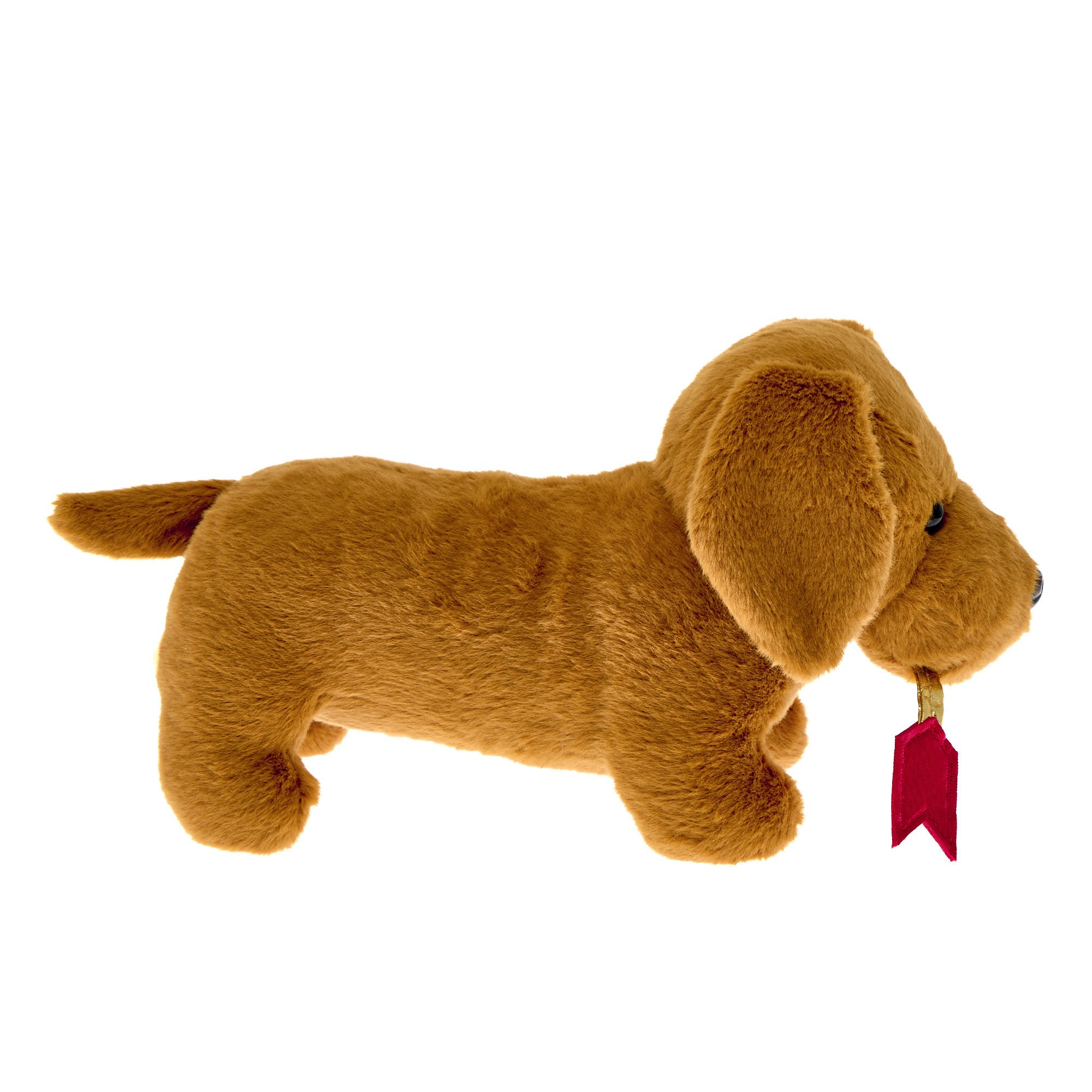 Large Sausage Dog With Arrow Soft Toy