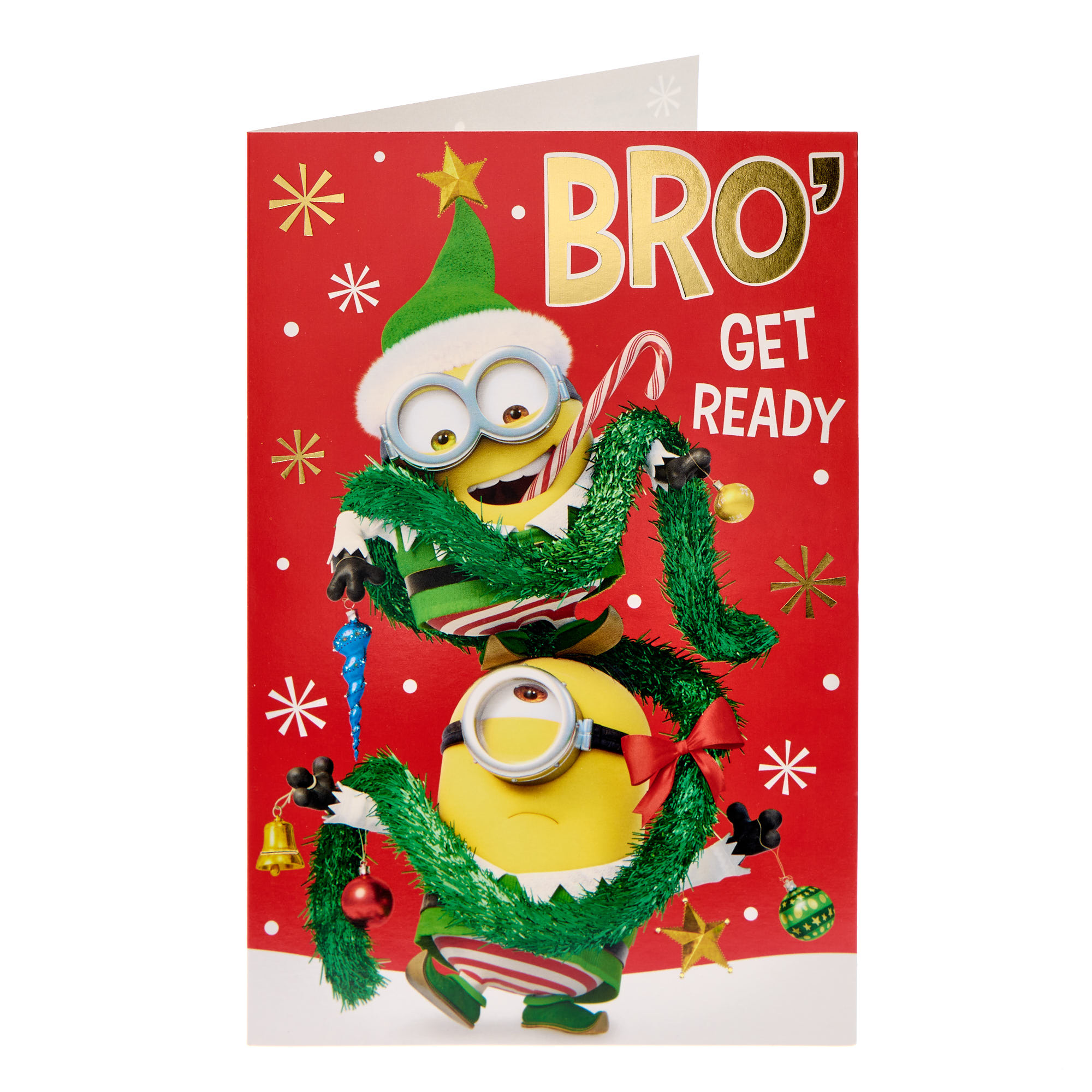 Brother Get Ready Minions Christmas Card