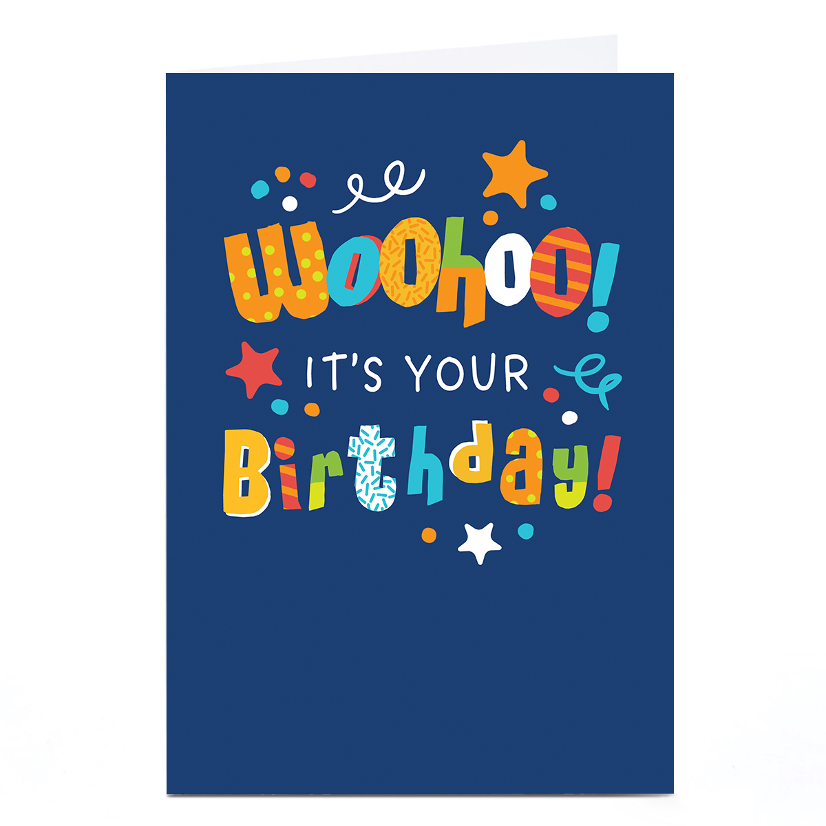 Personalised Birthday Card - Woohoo! It's your Birthday